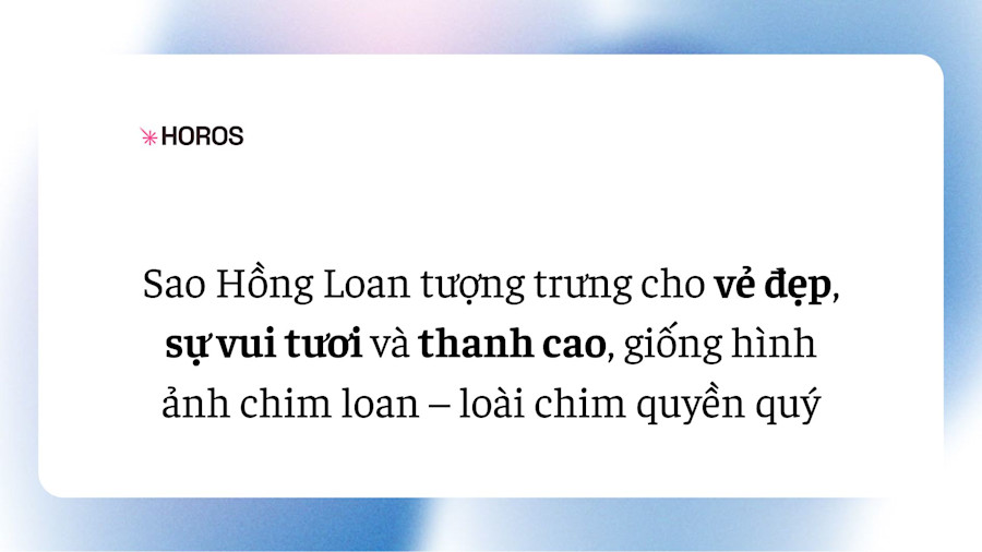 Sao Hồng Loan - Ngôi Sao Duyên Dáng Và Thu Hút 2