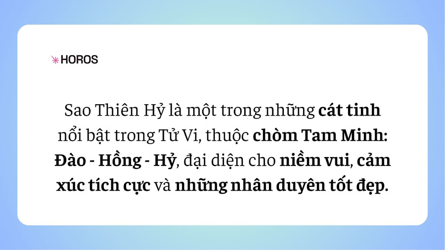 Sao Thiên Hỷ - Ngôi Sao Vui Tươi Và Hạnh Phúc 2