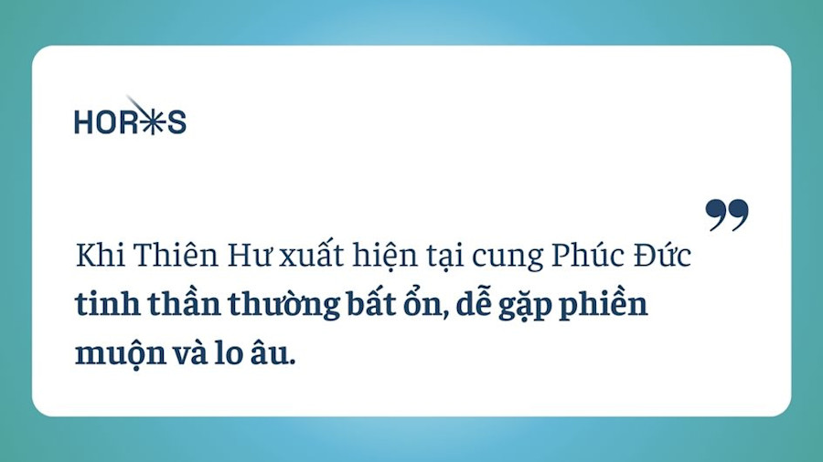 Sao Thiên Hư Tại Cung Phúc Đức
