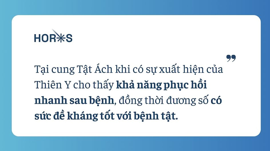 Sao Thiên Y Trong Tử Vi