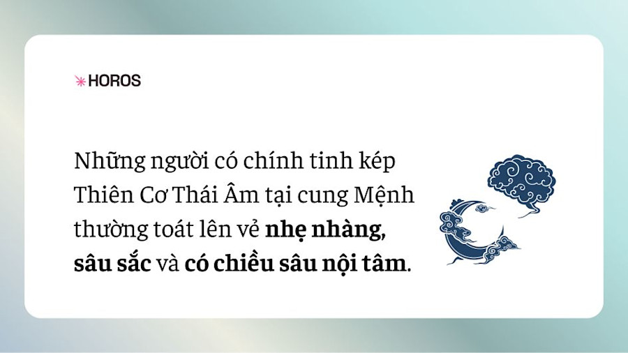 Chính Tinh Kép Thiên Cơ Thái Âm 3