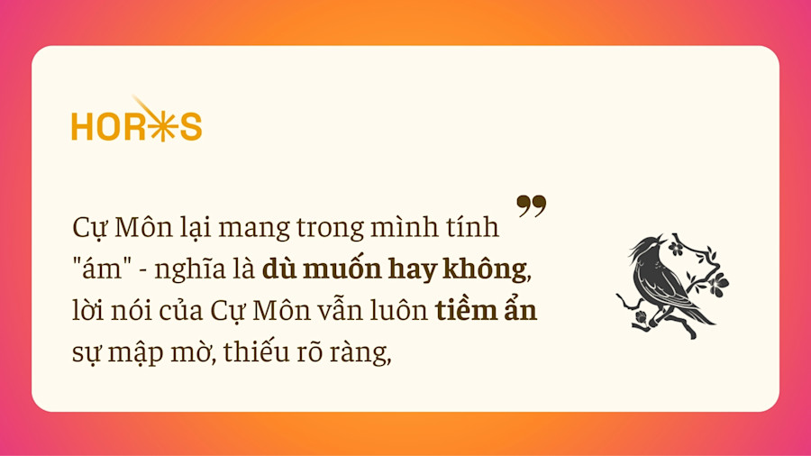 Tính khẩu nghiệp Cự Môn (3)