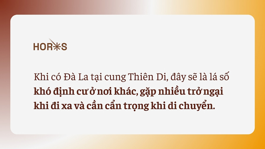 Sao Đà La Sát Tinh Mang Tính Trì Trệ Rào Cản Ngầm