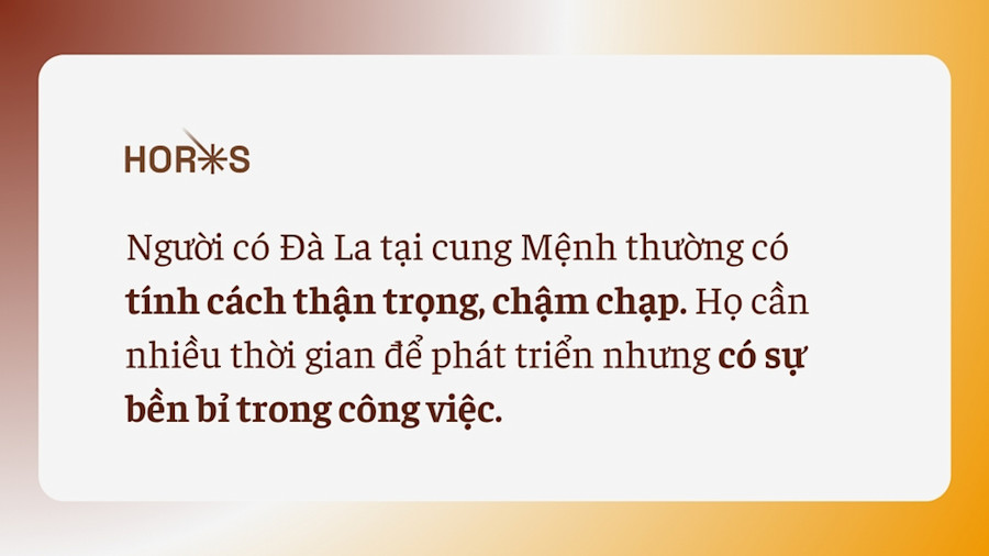 Sao Đà La Sát Tinh Mang Tính Trì Trệ Rào Cản Ngầm