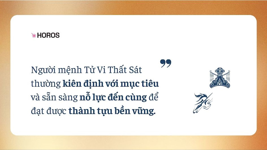 Chính Tinh Kép Tử Vi Thất Sát