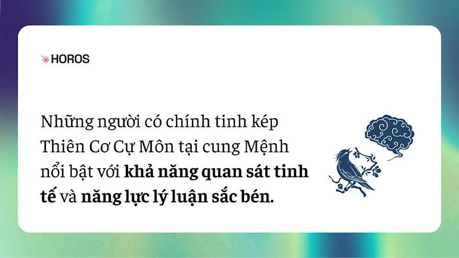 Chính Tinh Kép Thiên Cơ Cự Môn 1