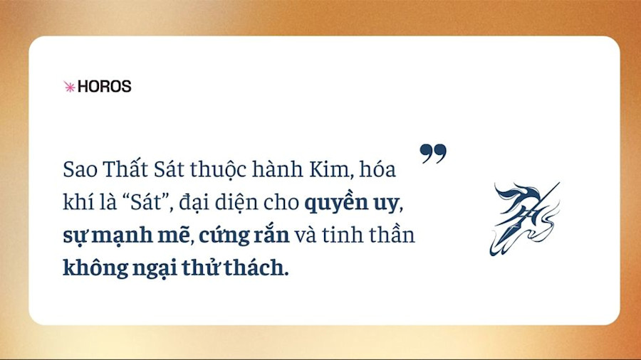 Chính tinh kép Tử Vi Thất Sát