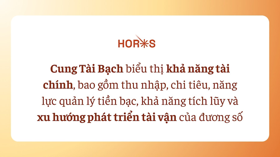Cung Tài Bạch Trong Tử Vi: Khảm Phá Khía Cạnh Tài Chính Và Tài Vận Cá Nhân