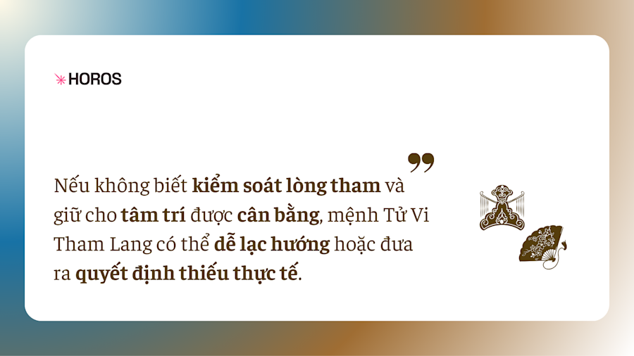 Chính Tinh Kép Tử Vi Tham Lang 3