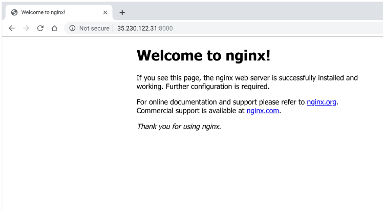 NGINX dashboard monitoring Kubernetes