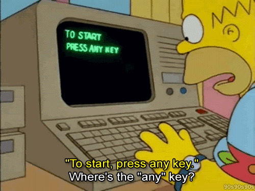 simpsons typing