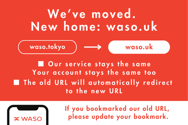 【Update】 WASO official site is now waso.uk
