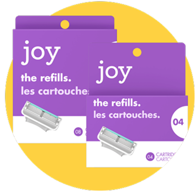 Joy et Glee -  les lames