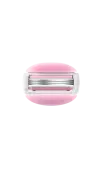 Tête de rasoir rechargeable rose à 5 lames