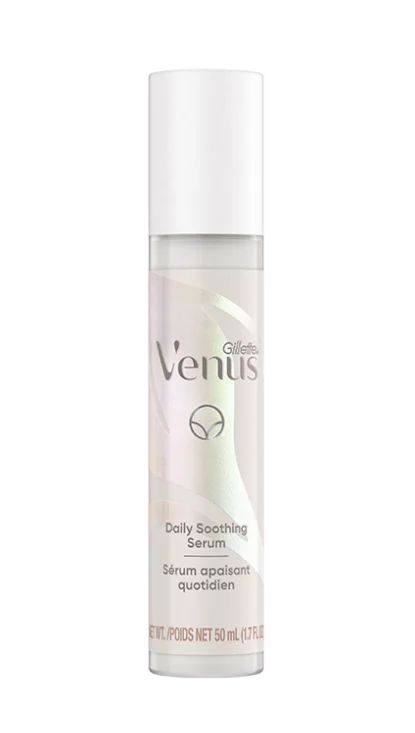 Contenant blanc du sérum apaisant quotidien Venus