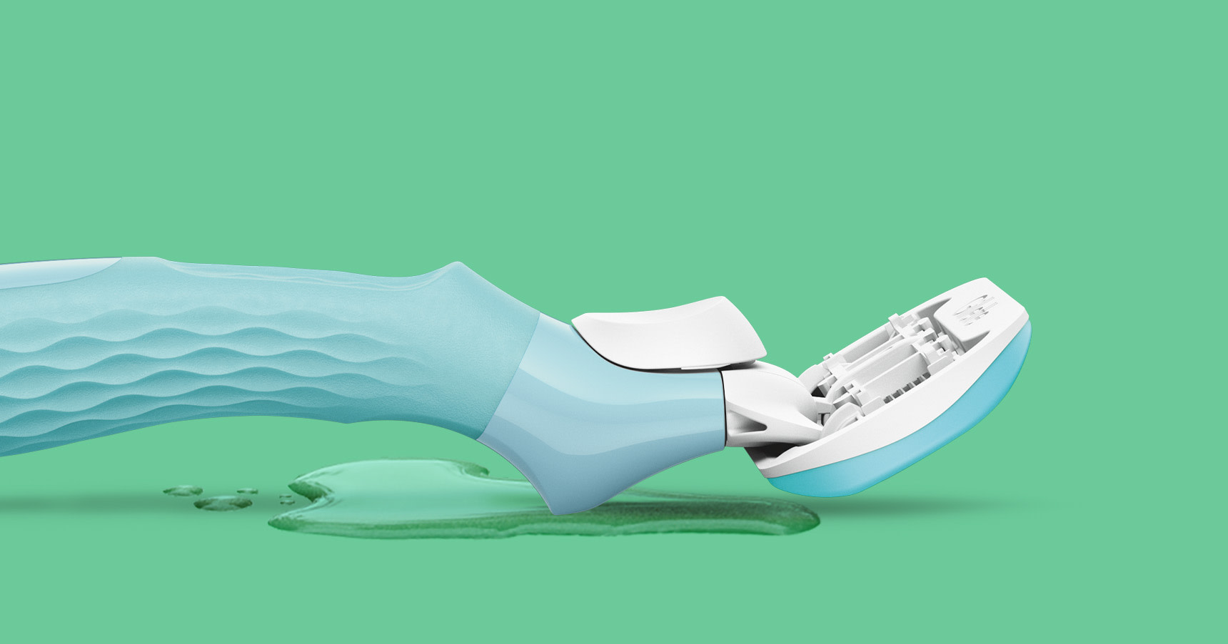 Rasoir Gillette Venus Extra Smooth, vue latérale