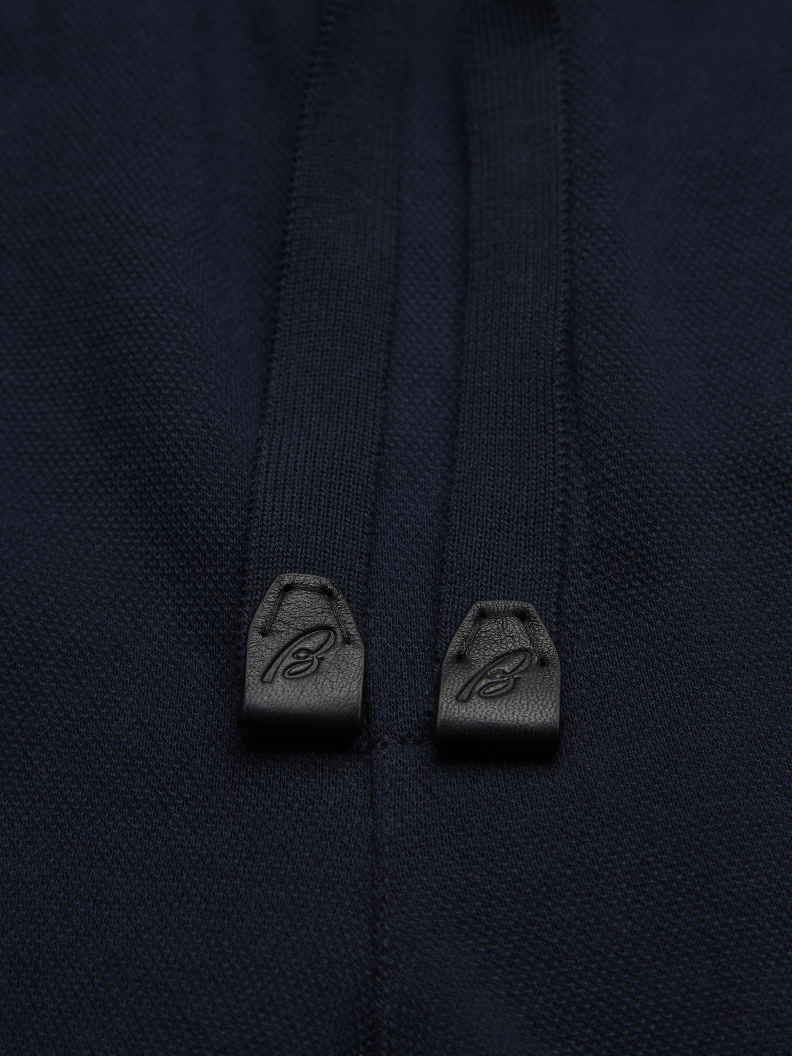 Essential ネイビーブルー ストレッチコットン ジョガーパンツ