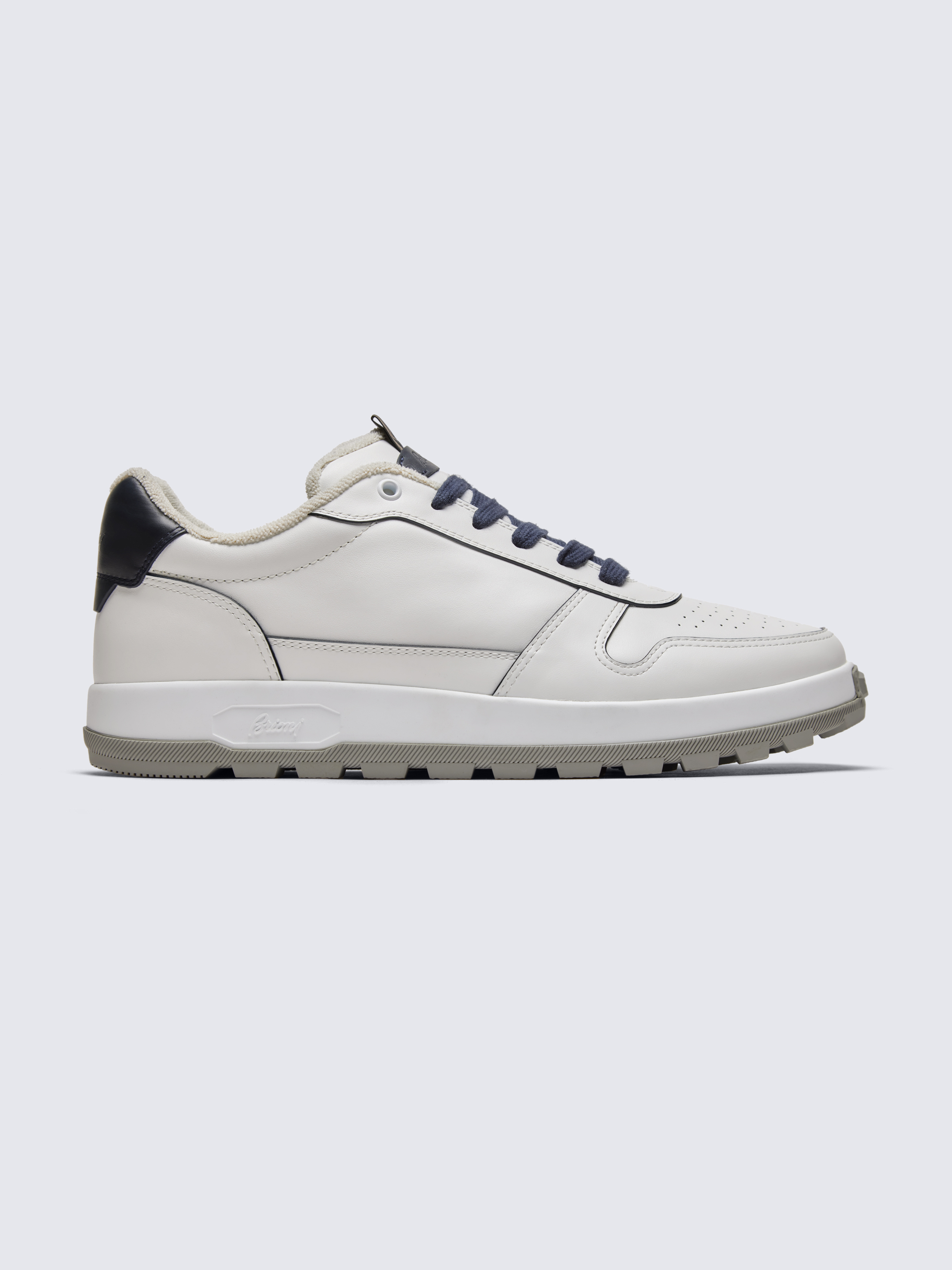定価15万 Brioni ブリオーニ スウェード ドライビングシューズ ネイビー QHLZ0LOC7229040F.jpg