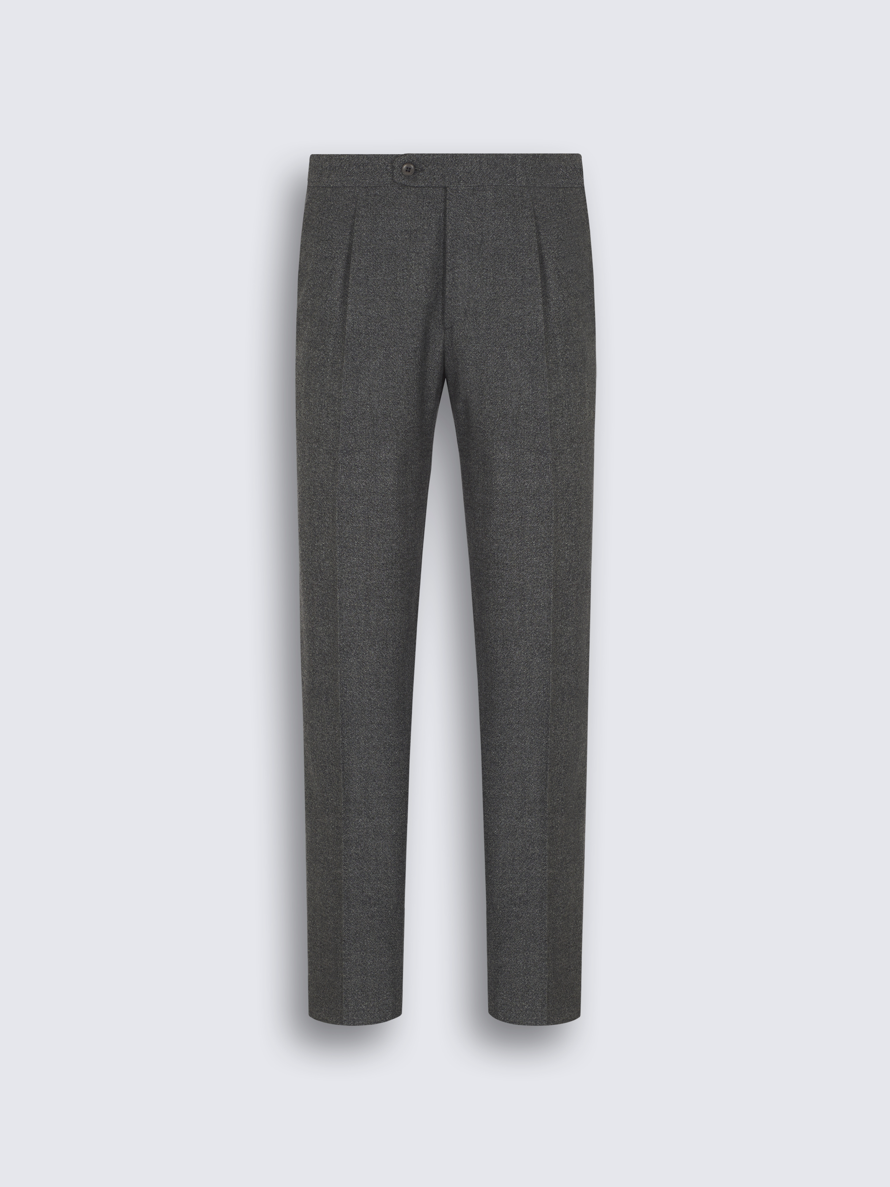 美品 ブリオーニ Brioni パンツ 2021 ロングパンツ スラックス ウール ボトムス メンズ イタリア製 50 グレー Grey wool Firenze trousers