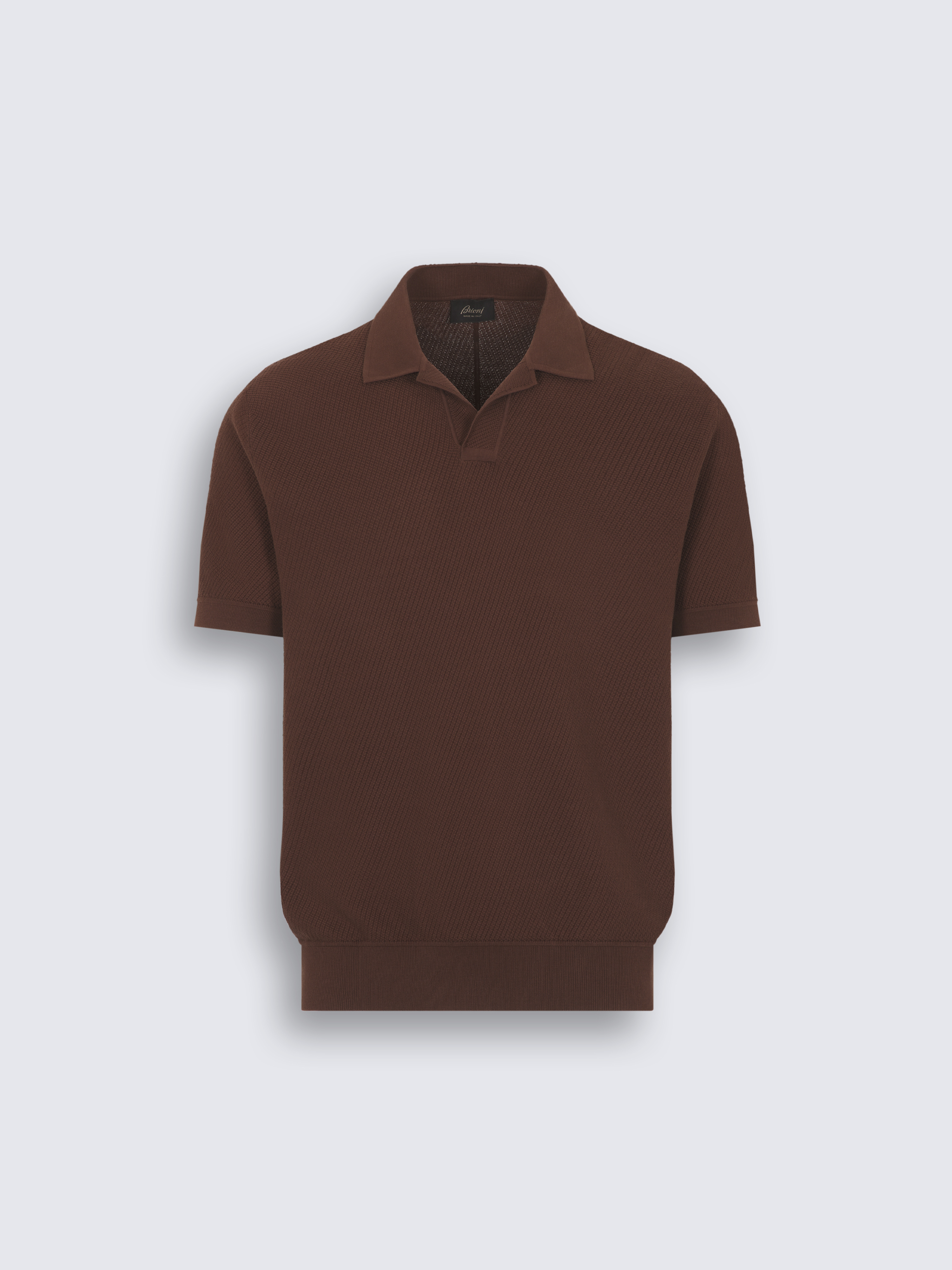 Brioni 極上の普通さトロ〜リコットンポロシャツ　親父カスタム品¥5万程 Brioni 極上の普通さトロ〜リコットンポロシャツ 親父カスタム品¥5万