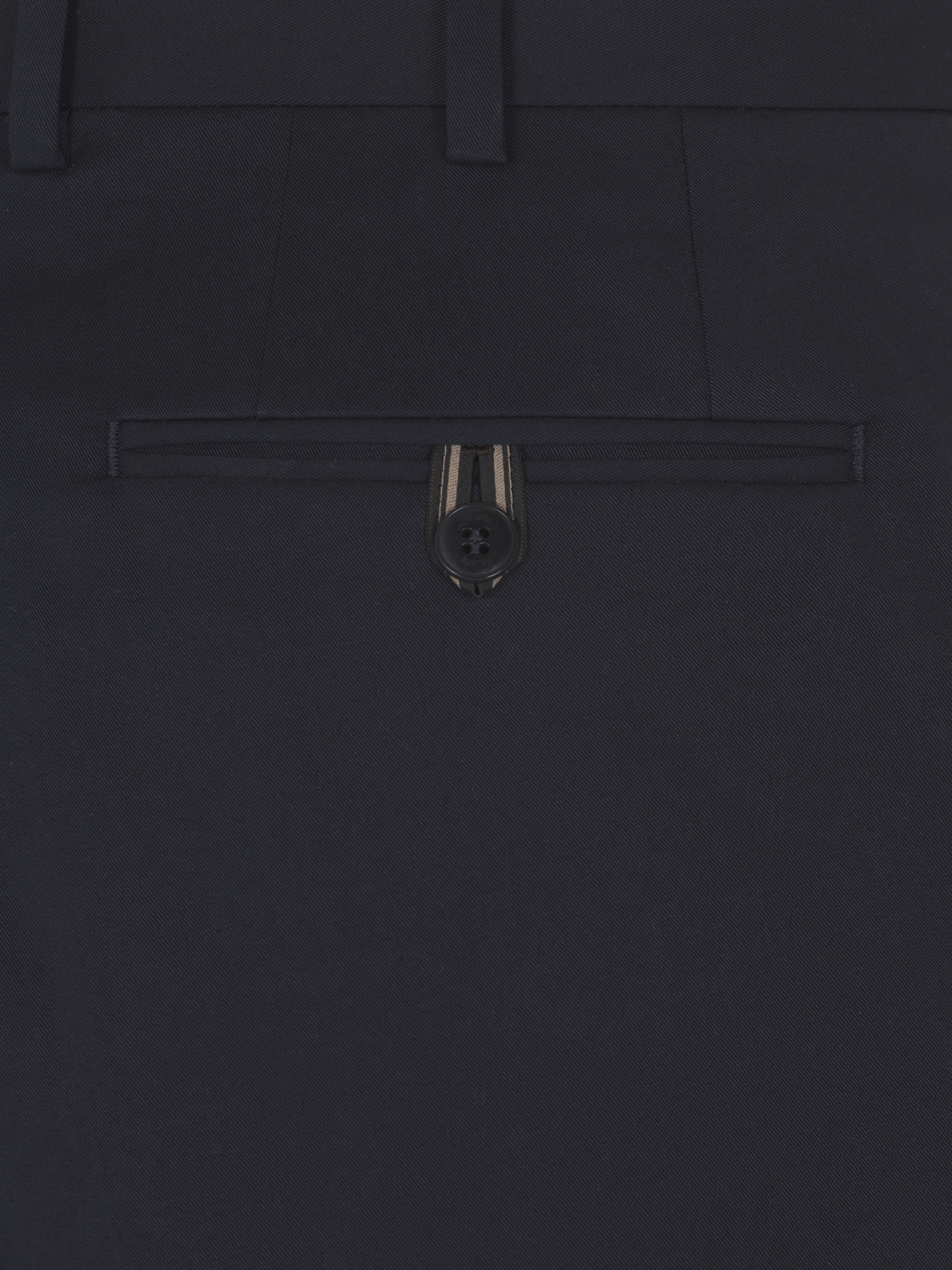 Navy blue Sea Island cotton Journey trousers