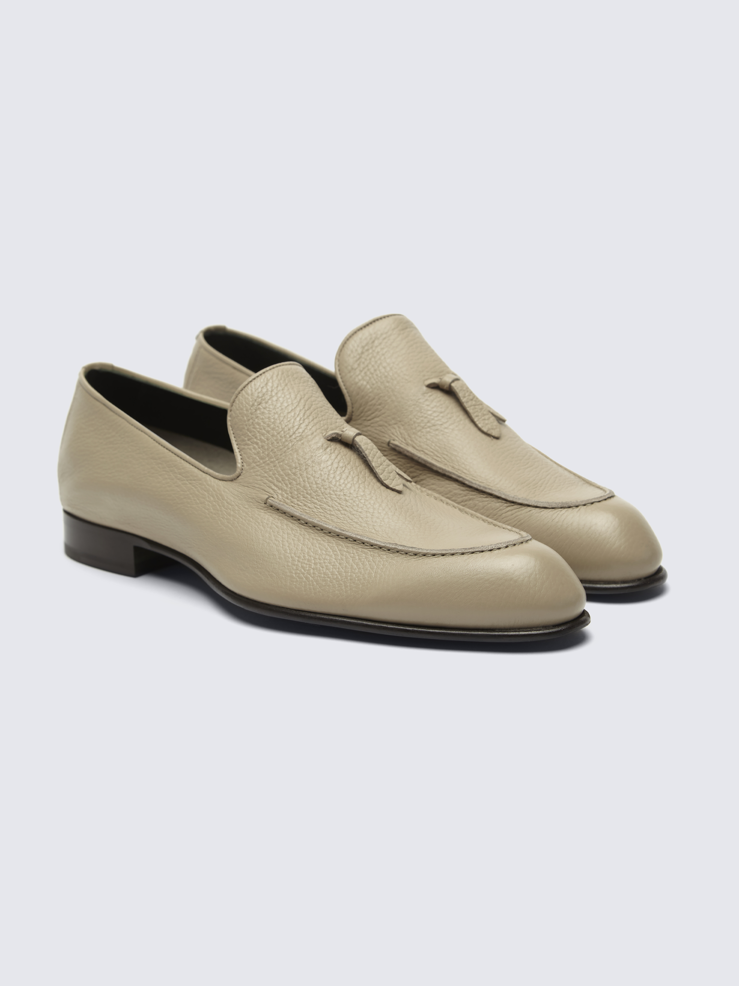tassel loafer beige