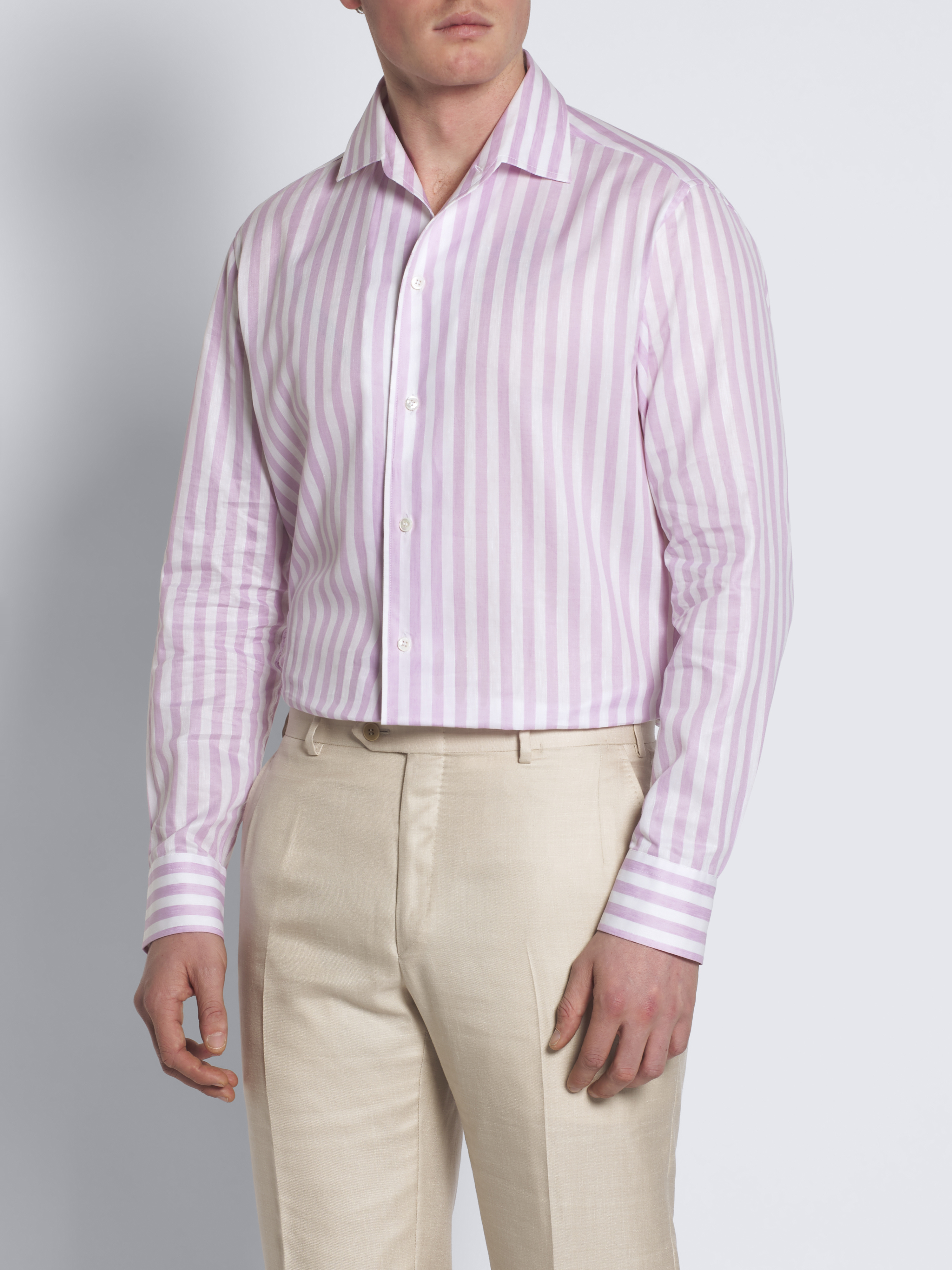 Brioni ストライプ長袖シャツ Brioni ストライプ 長袖シャツ ワイシャツ｜Yahoo!フリマ（旧