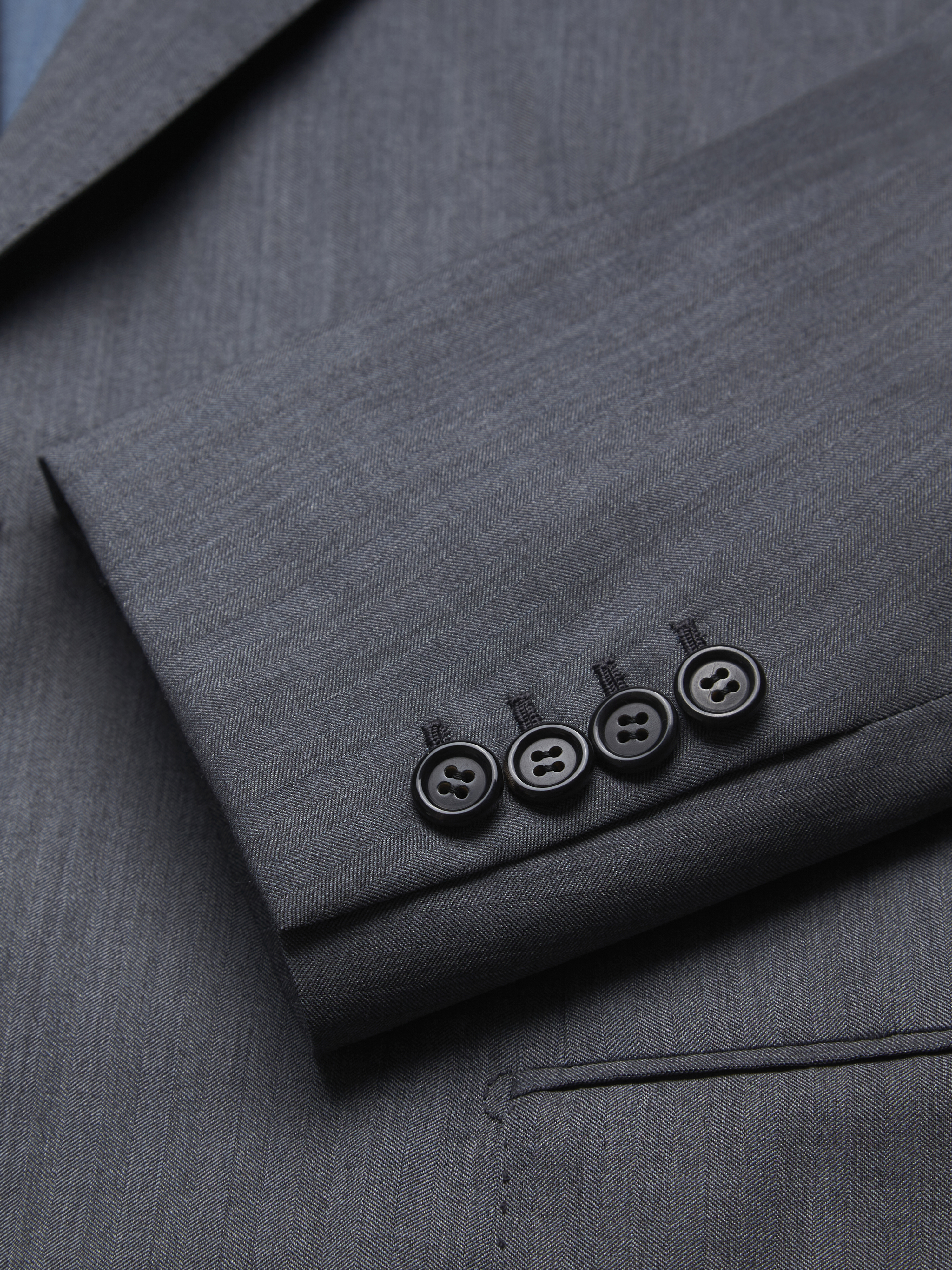 Dark grey virgin wool and silk Brunico suit | Brioni® AT Official