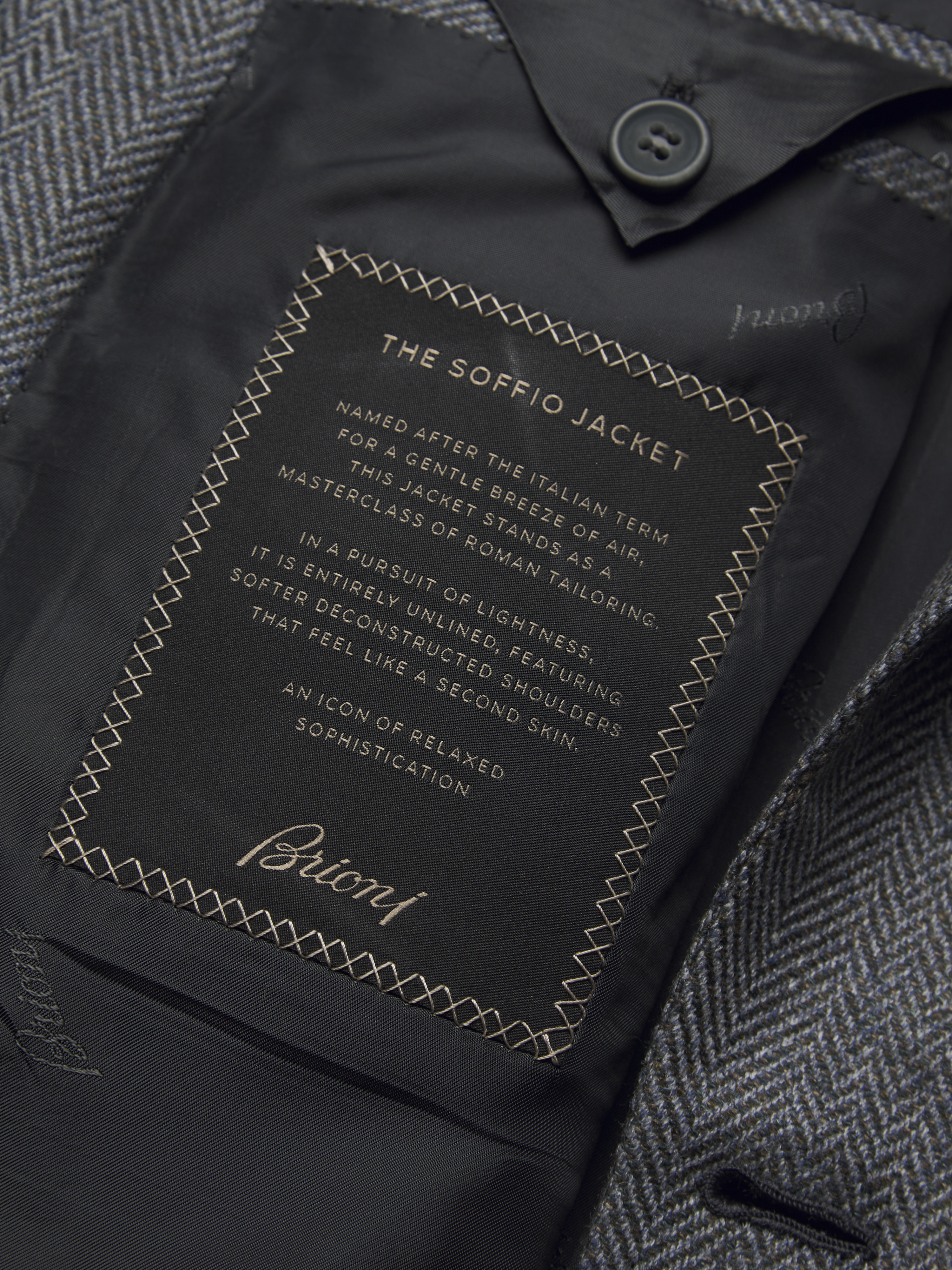 Brioni グレー ボンバージャケット Brioni ボンバージャケット | グレー | FARFETCH JP