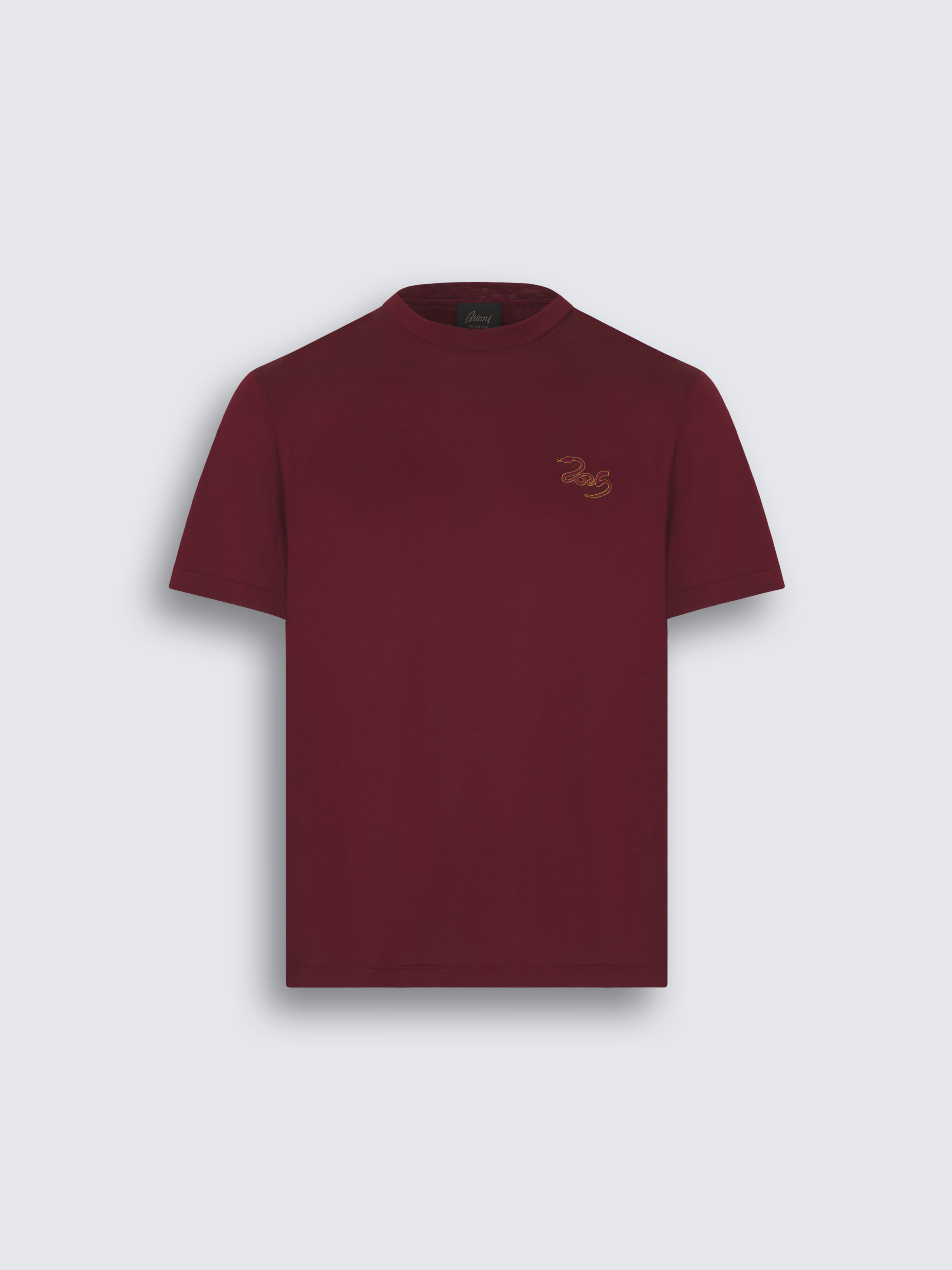 Tシャツ・カットソー Brioni Knitted T-shirt Brioni - Navy Cotton T-Shirt | Mitchell Stores