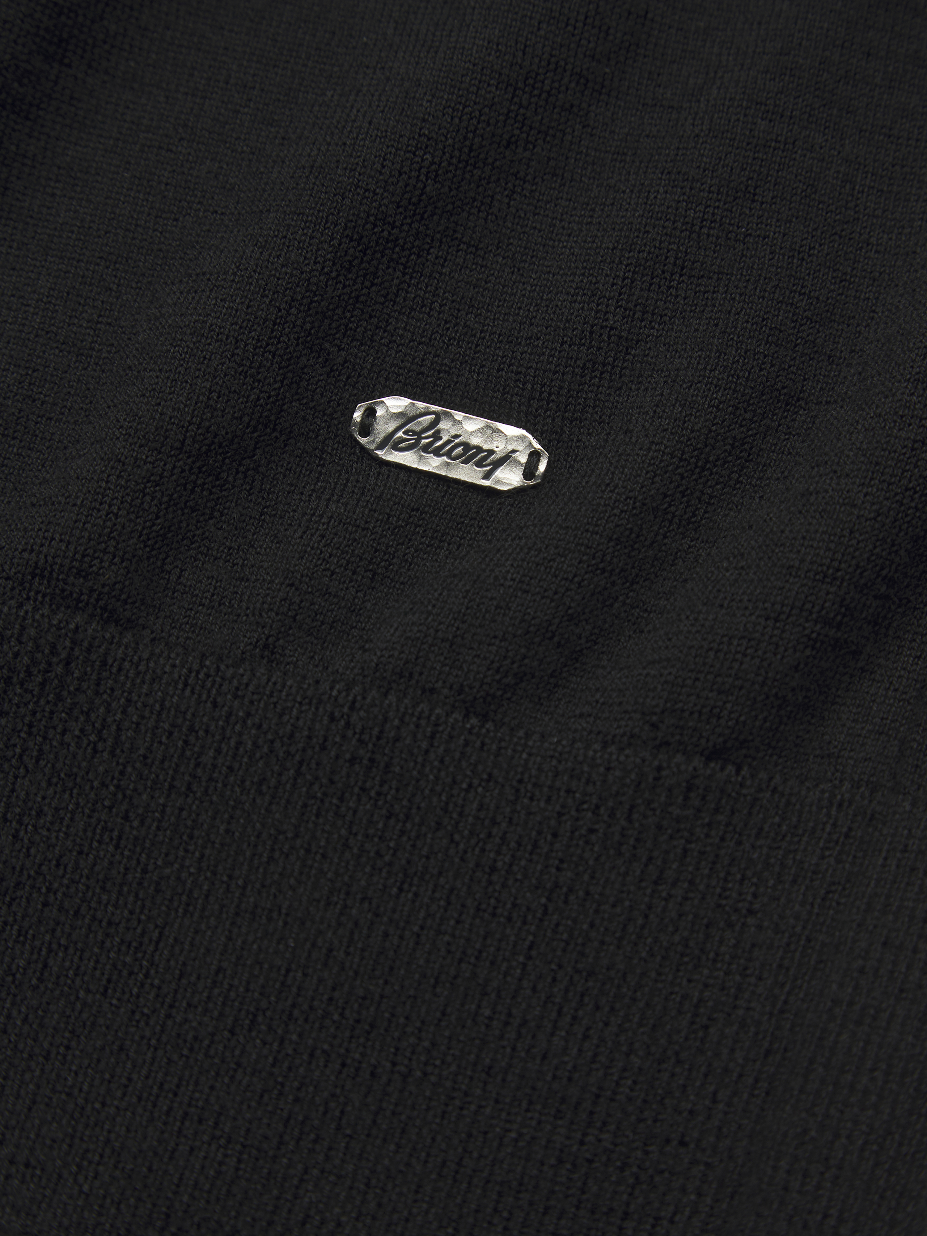 [美品]archivio タートルネック セーター Essential ブラック カシミア & シルク タートルネックセーター