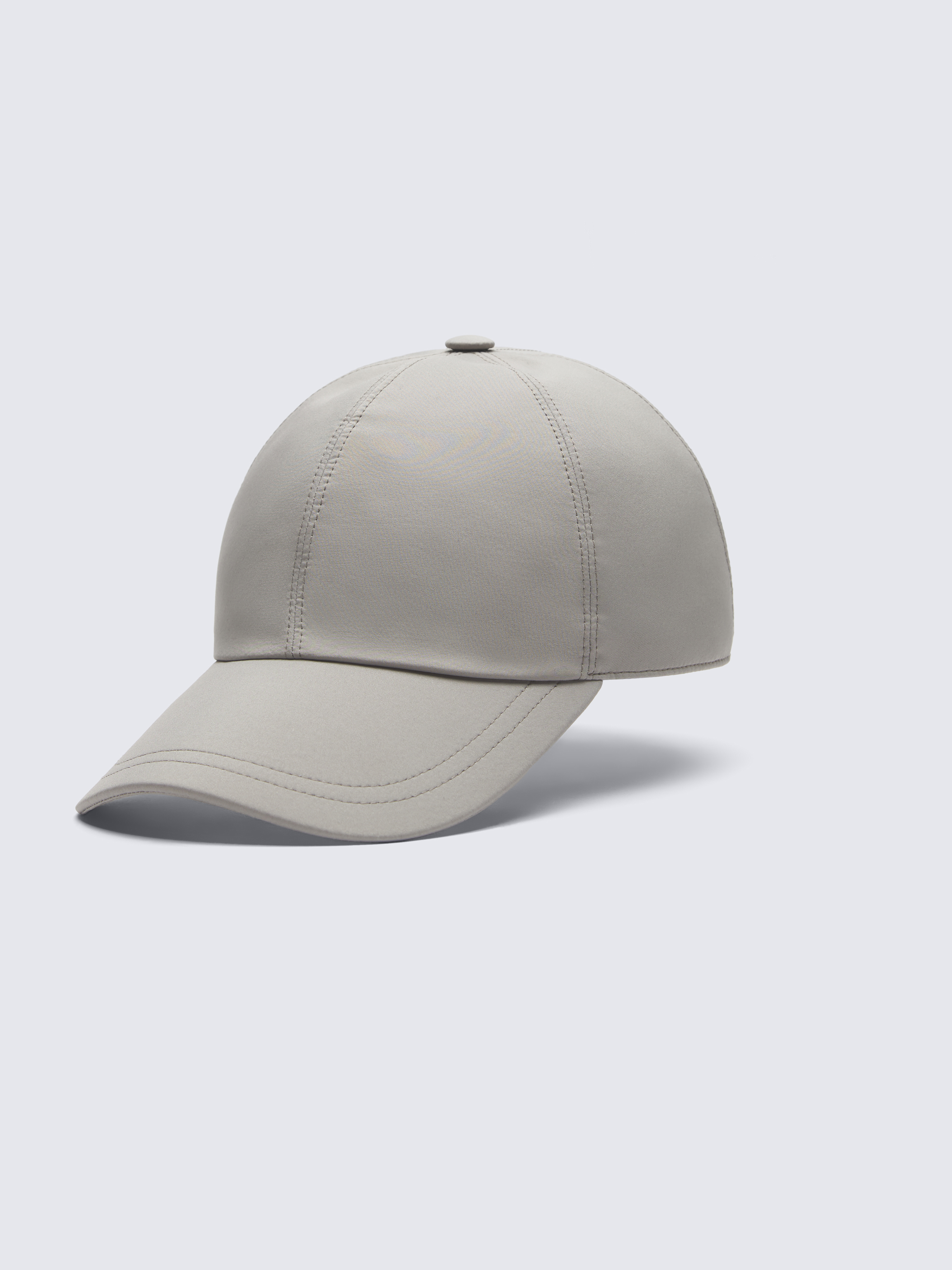 キャップ WOOALONG Slogan cotton cap LIGHT GREY WL242WCA02ULGY Light grey wool baseball cap