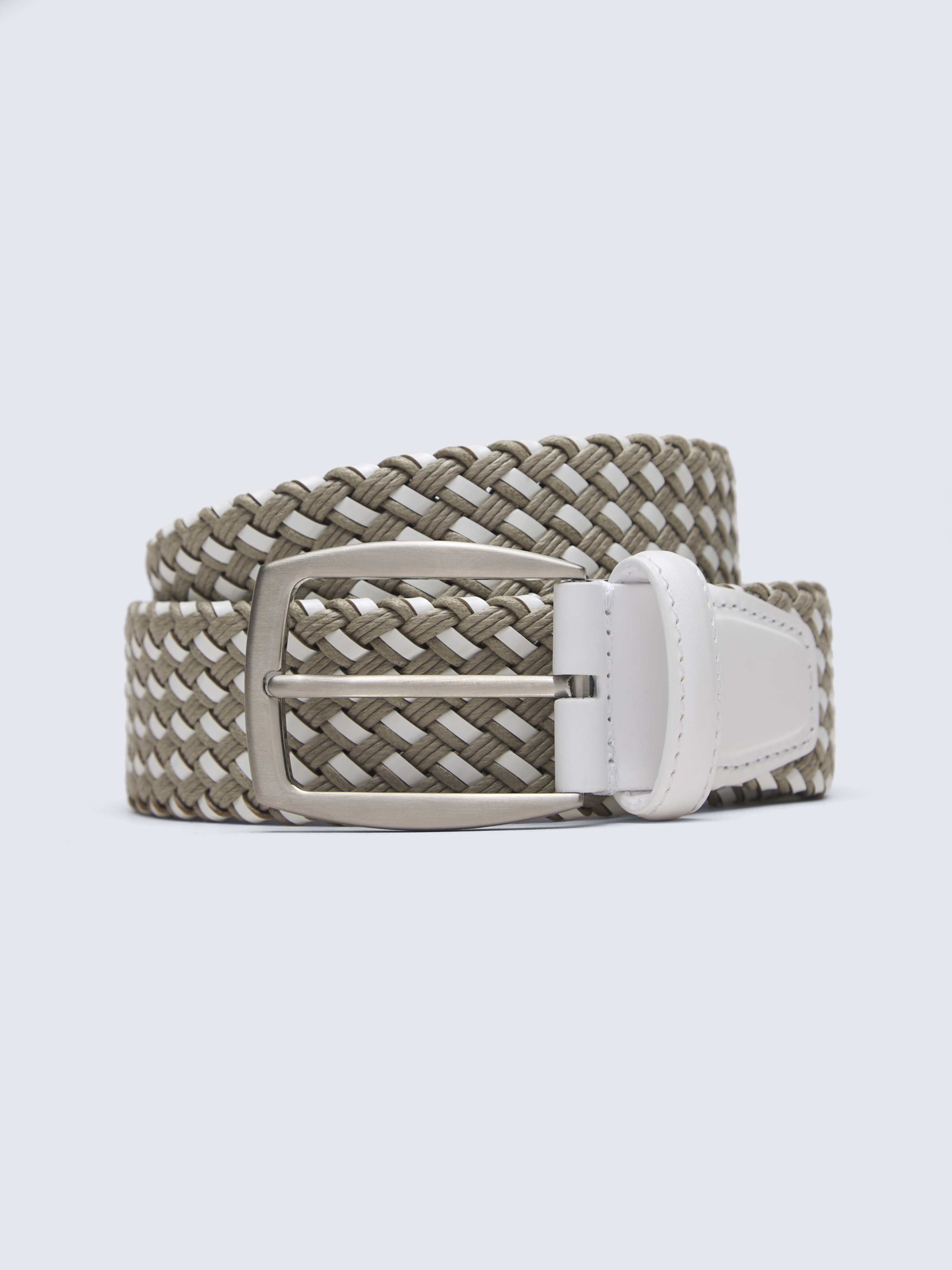 ベルト LOW CLASSIC : 24SS / BRAIDED STRAP BELT (IVORY) Original_ecom-OBKU0LPC7309690F