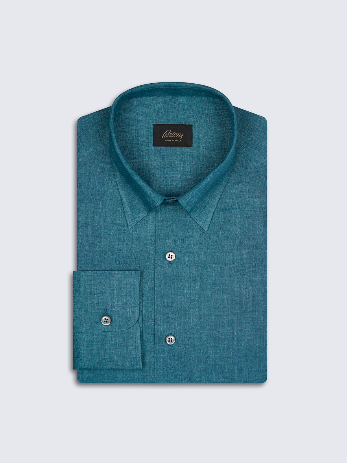 Women's Embroidered Green Sheer Button-Down Shirt