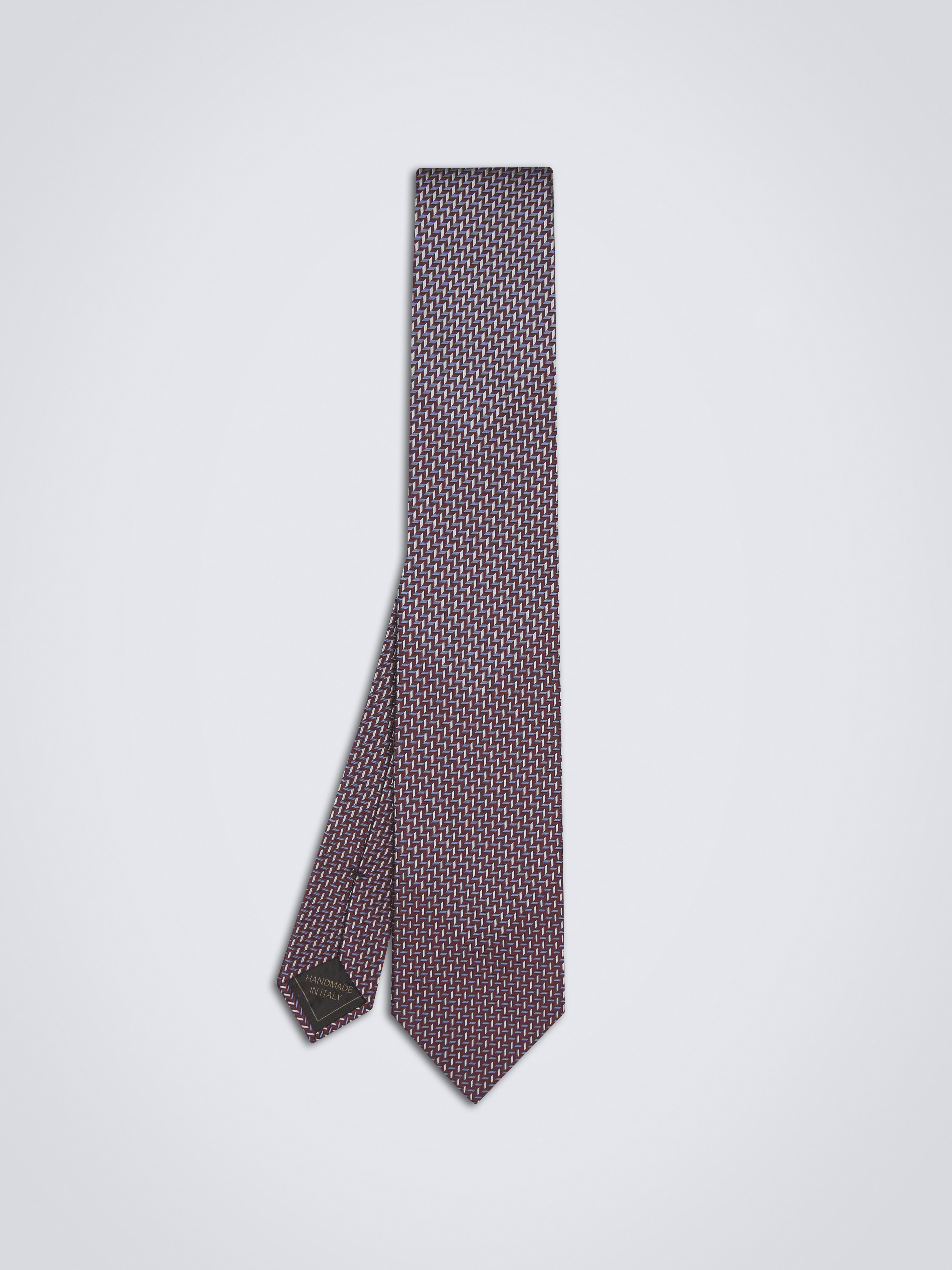 Brioni ネクタイ レジメンタル ライトブルー 光沢 オリジナル ネクタイ レジメンタルブラウン×ブルー | オーダー