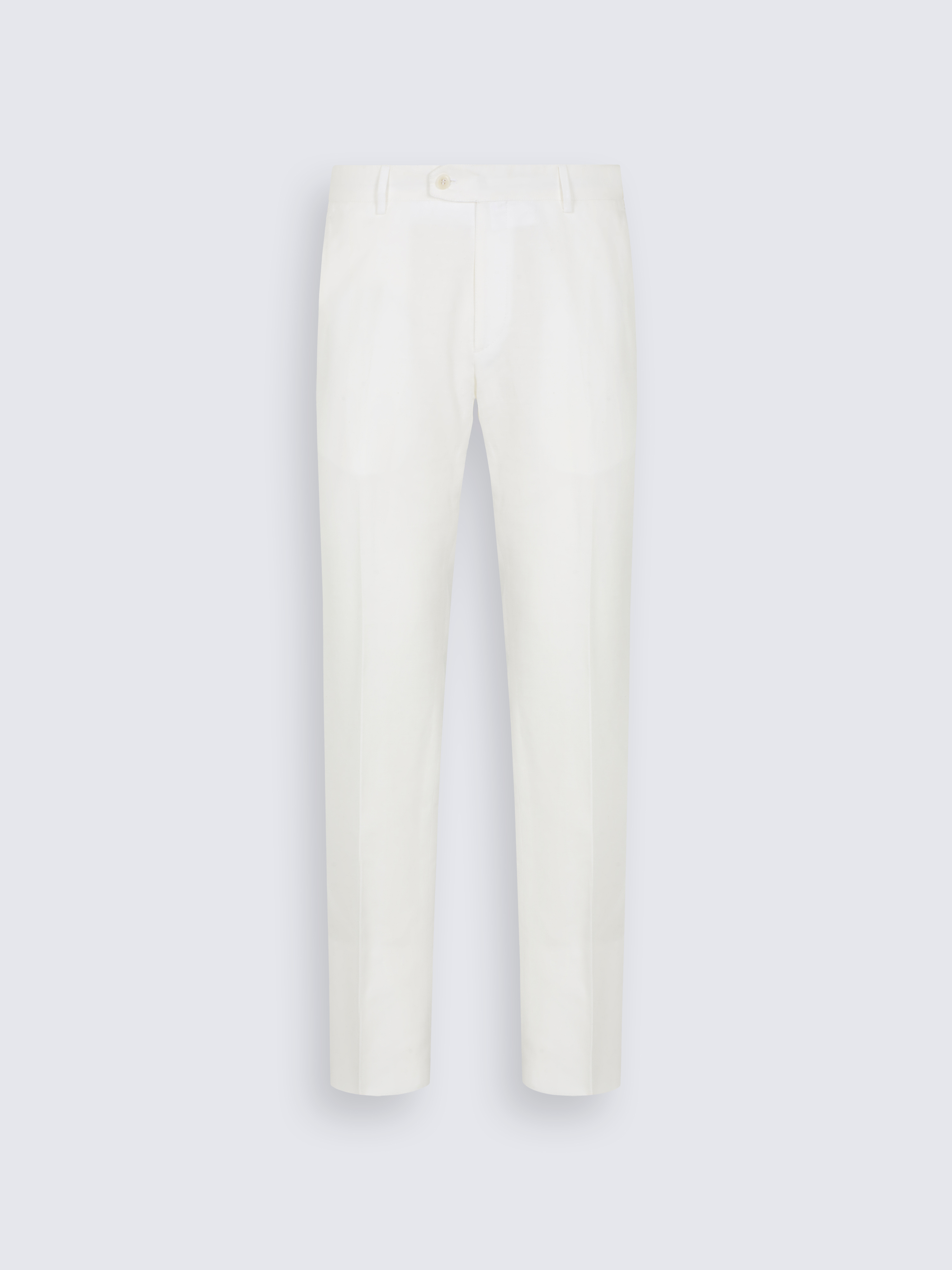 White linen and cotton Pienza trousers