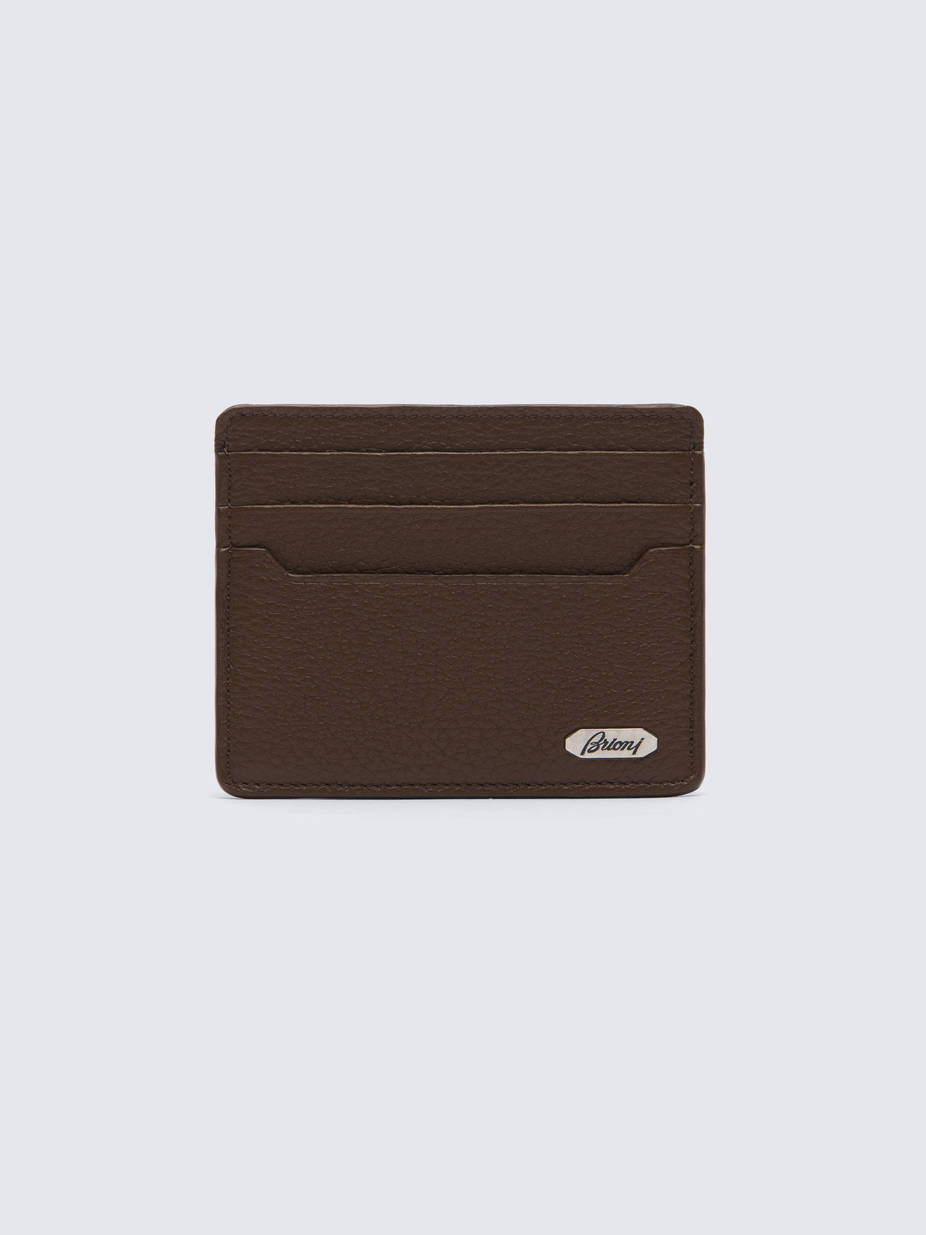Brown Status Icons Trifold Wallet