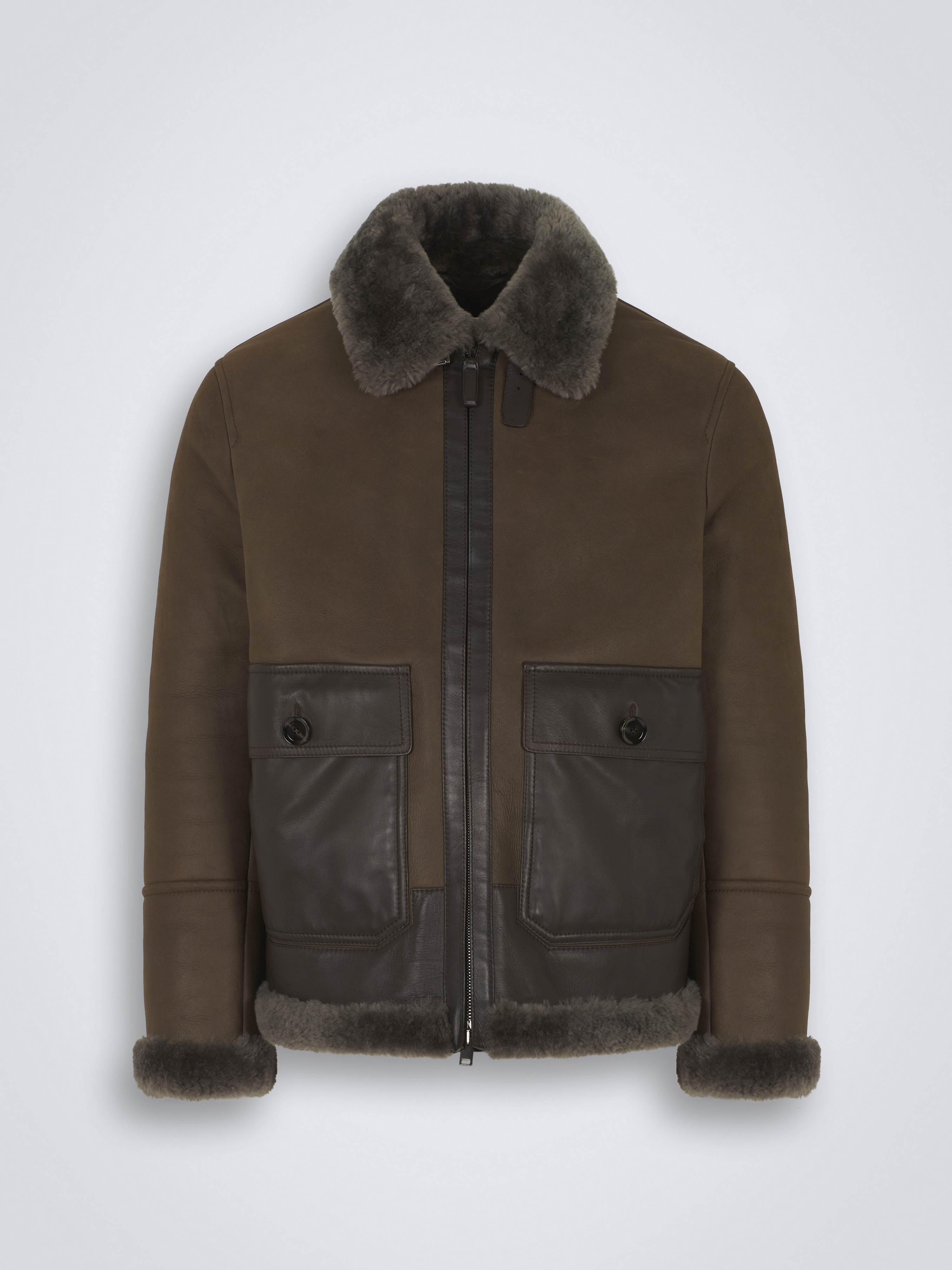 Brioni on sale shearling jacket