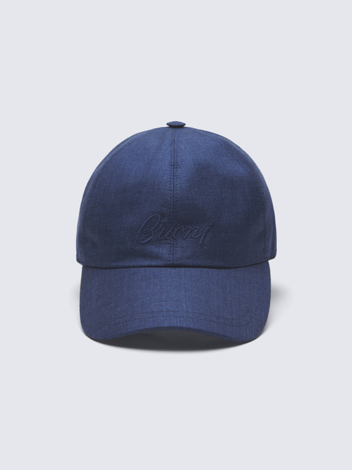 Royal blue cashmere, silk and linen baseball hat | Brioni® US Official ...