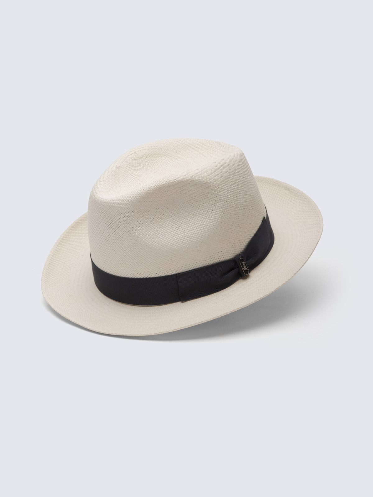 Panama hat with blue ribbon | Brioni® GB Official Store