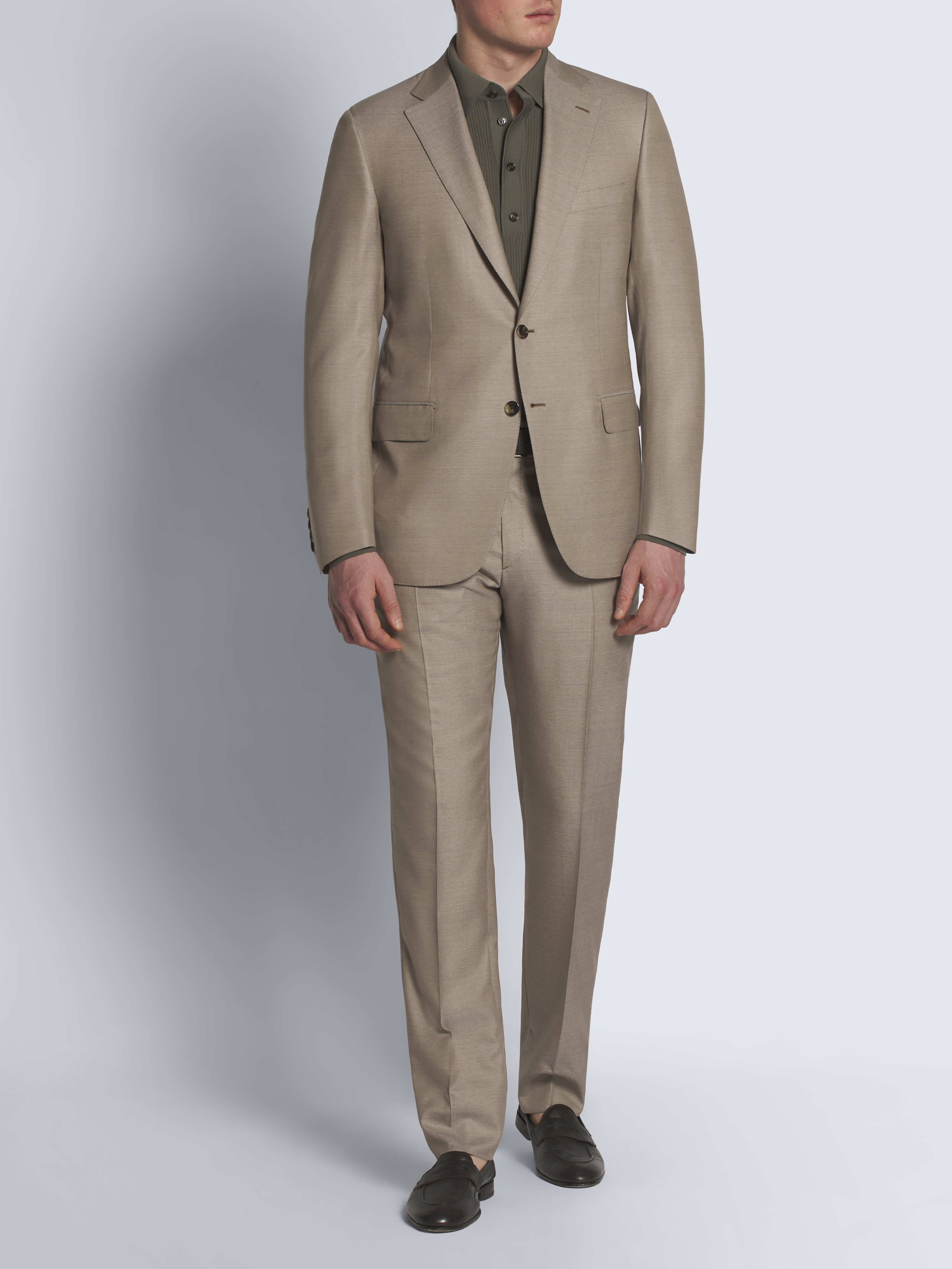 【Sebiro&co】BROWN-BEIGE WOOLバーズアイ 3Bスーツ SHIPS: Ermenegild Zegna ELECTA バーズアイ スーツ｜ SHIPS 公式サイト