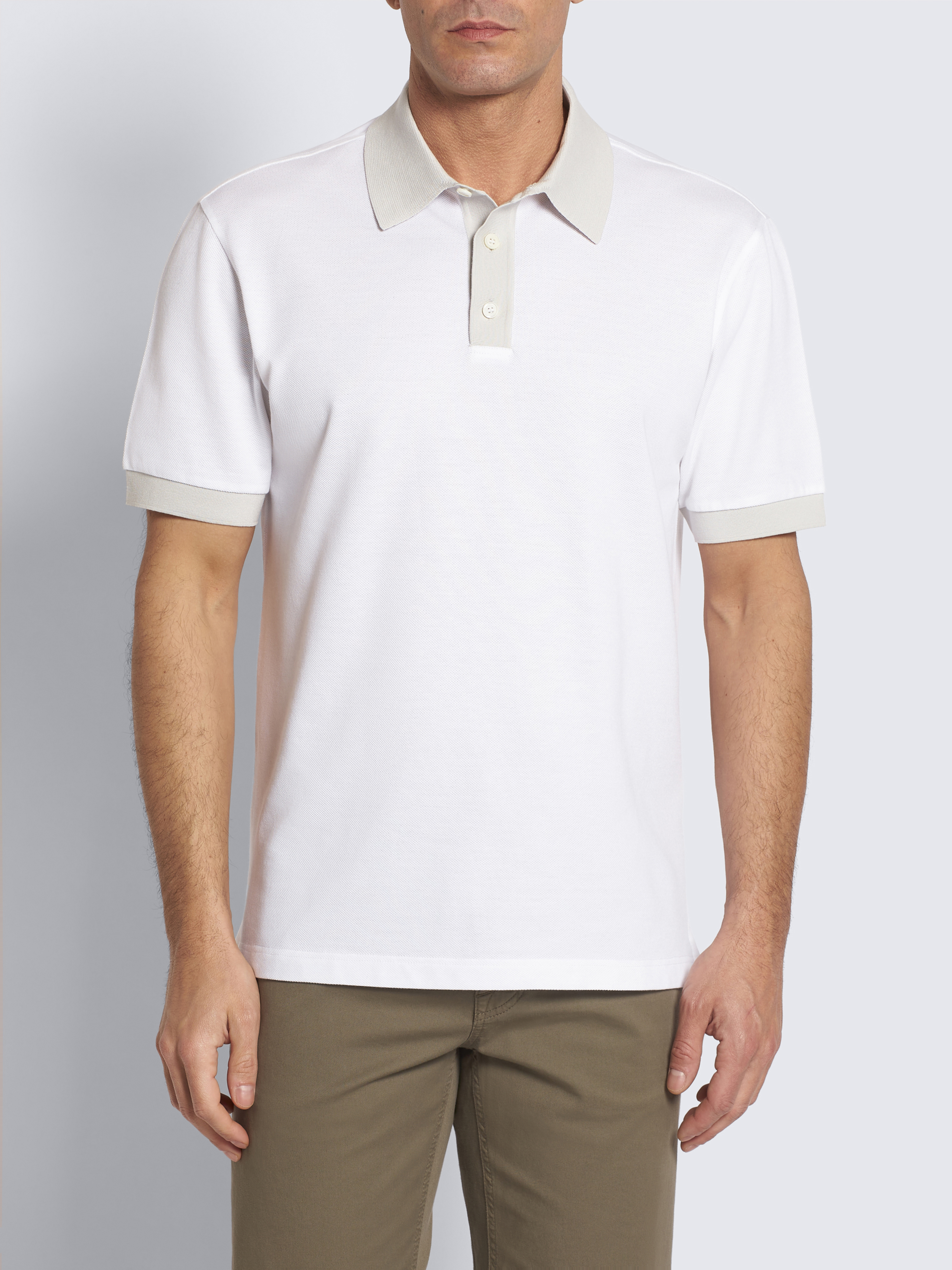 givenchy star polo white