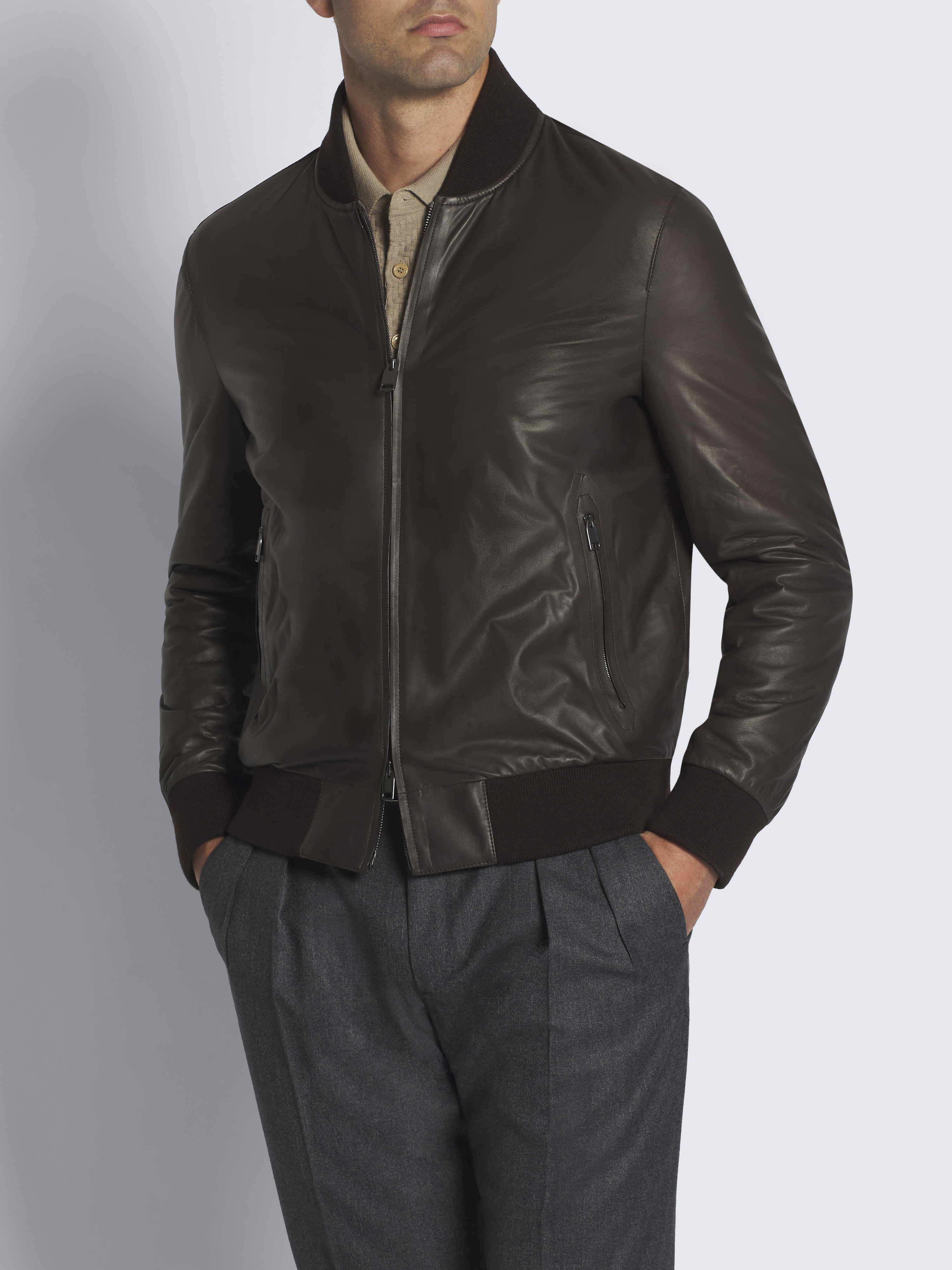 Brioni ボンバージャケット ブルゾン ボンバーブルゾン – 買えるLEON