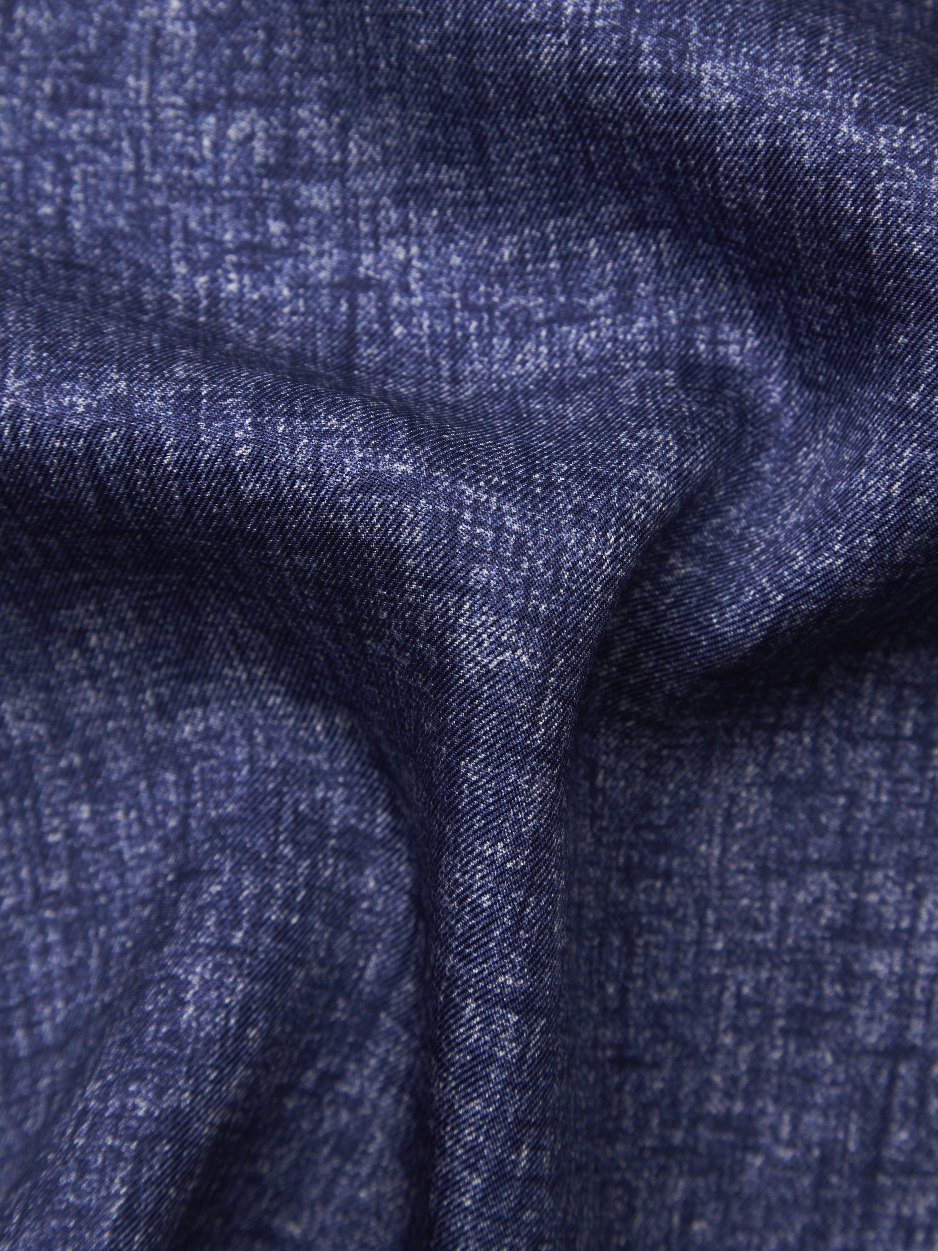 Vuitton Blue/Gray Silk Pocket Square