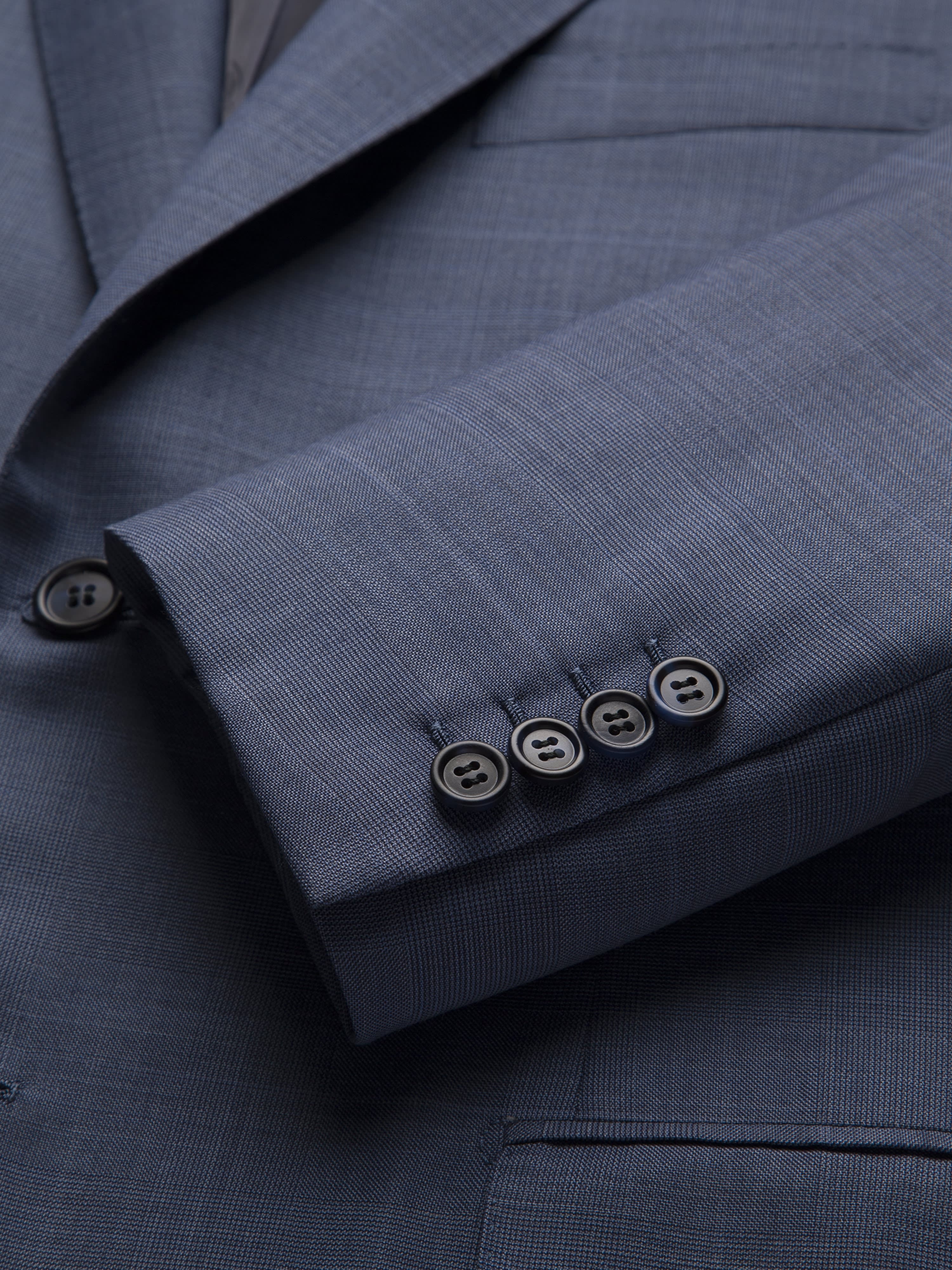 Essential' grey Super 160's virgin wool Brunico suit