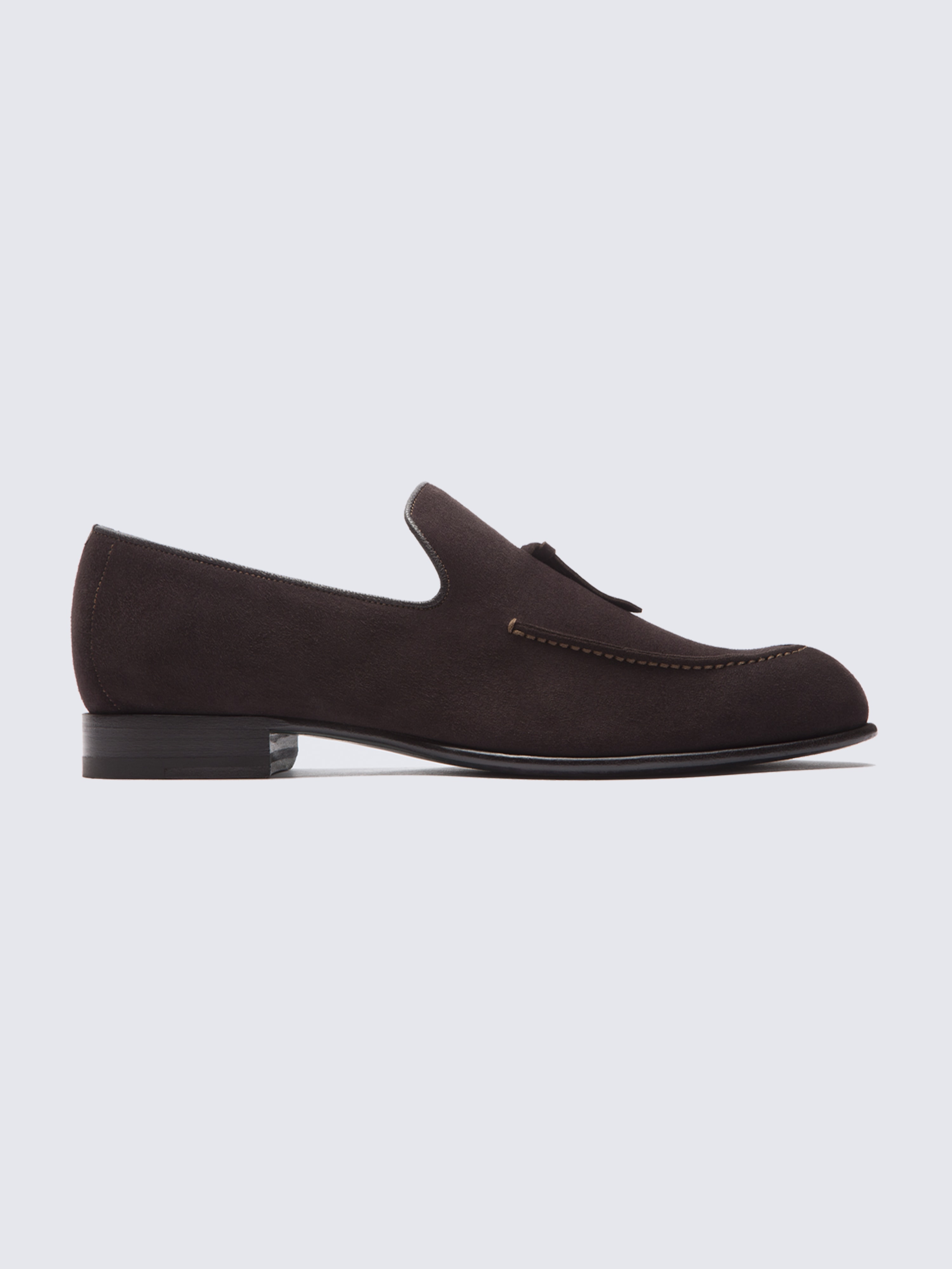 burton brown loafers