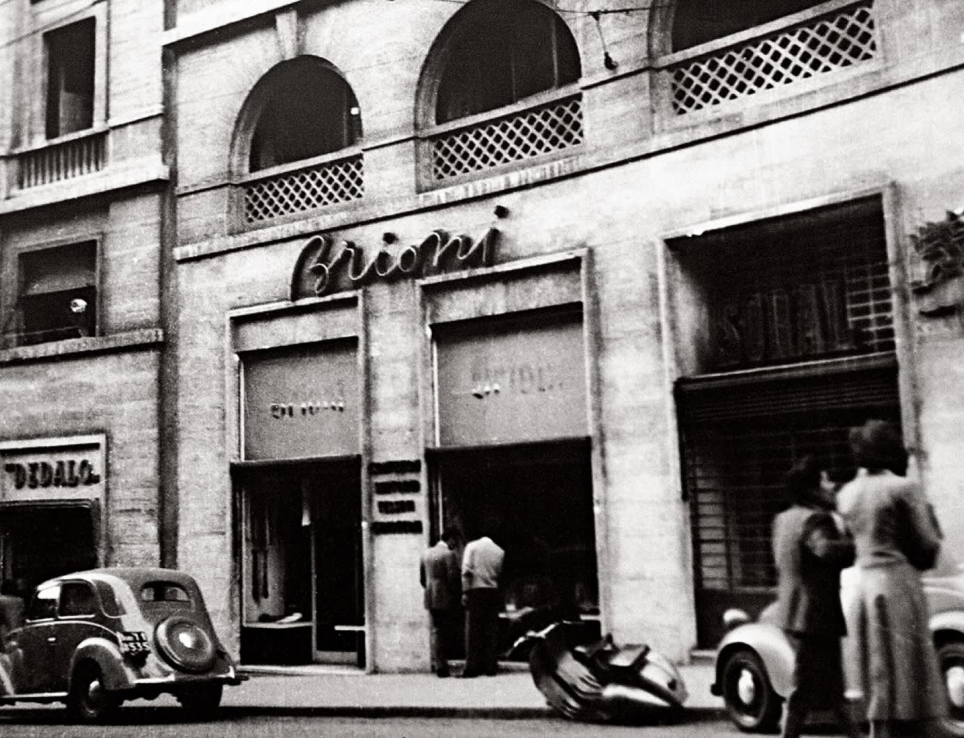 Brioni first store on Via Barberini 79, Rome