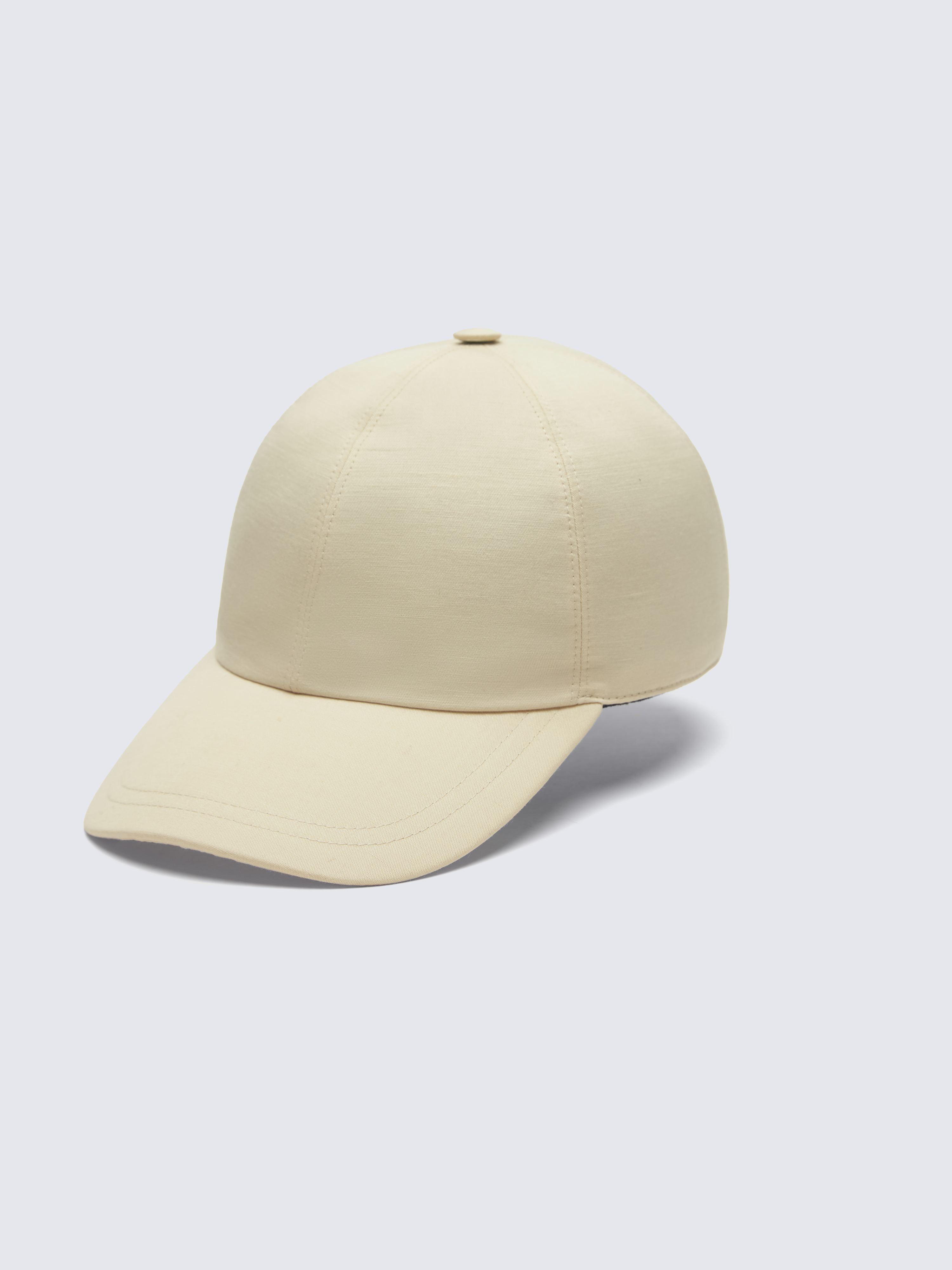 Linen Star Baseball Hat in Light Natural