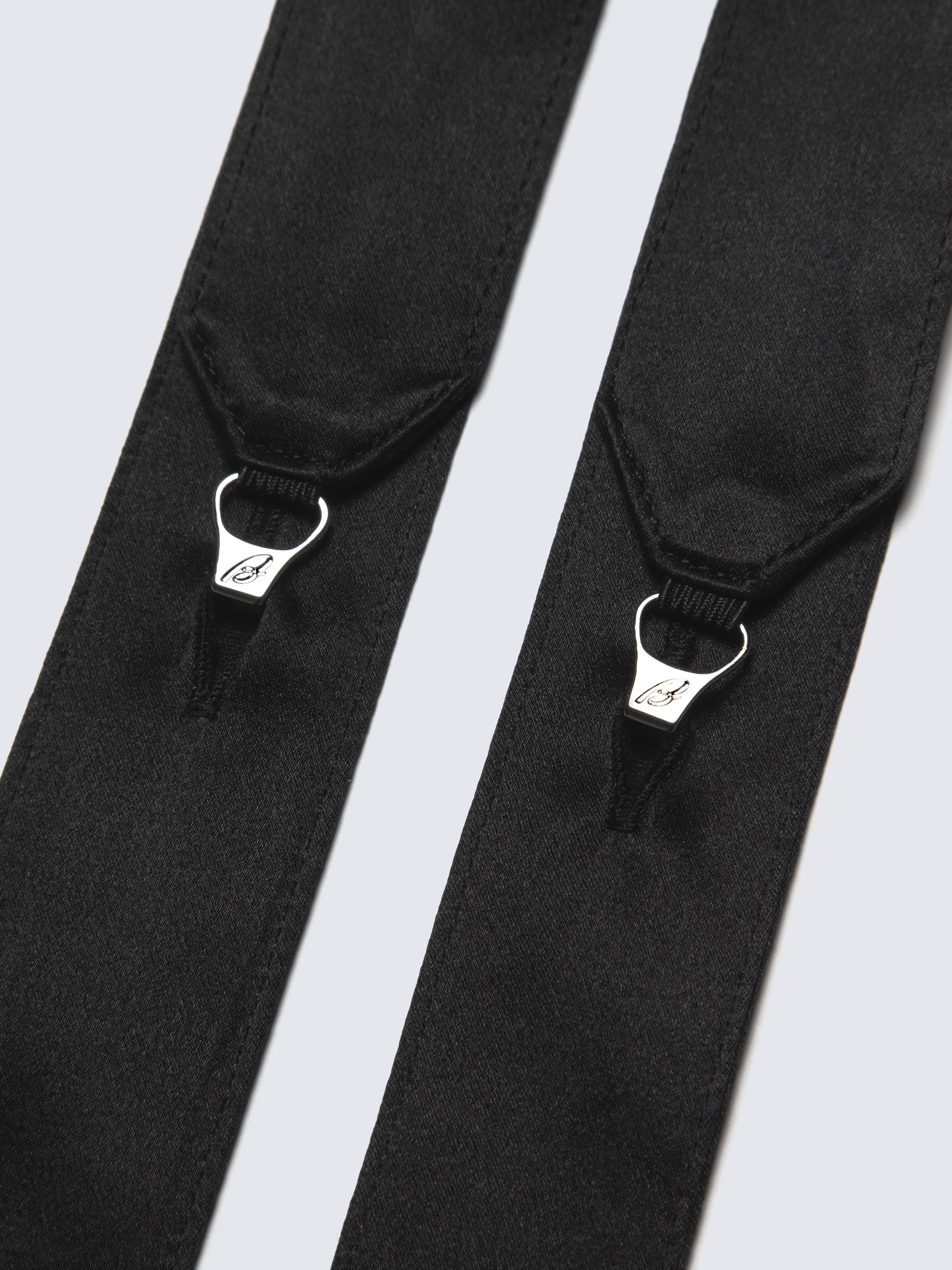 Essential black tuxedo suspenders | Brioni® US Official Store