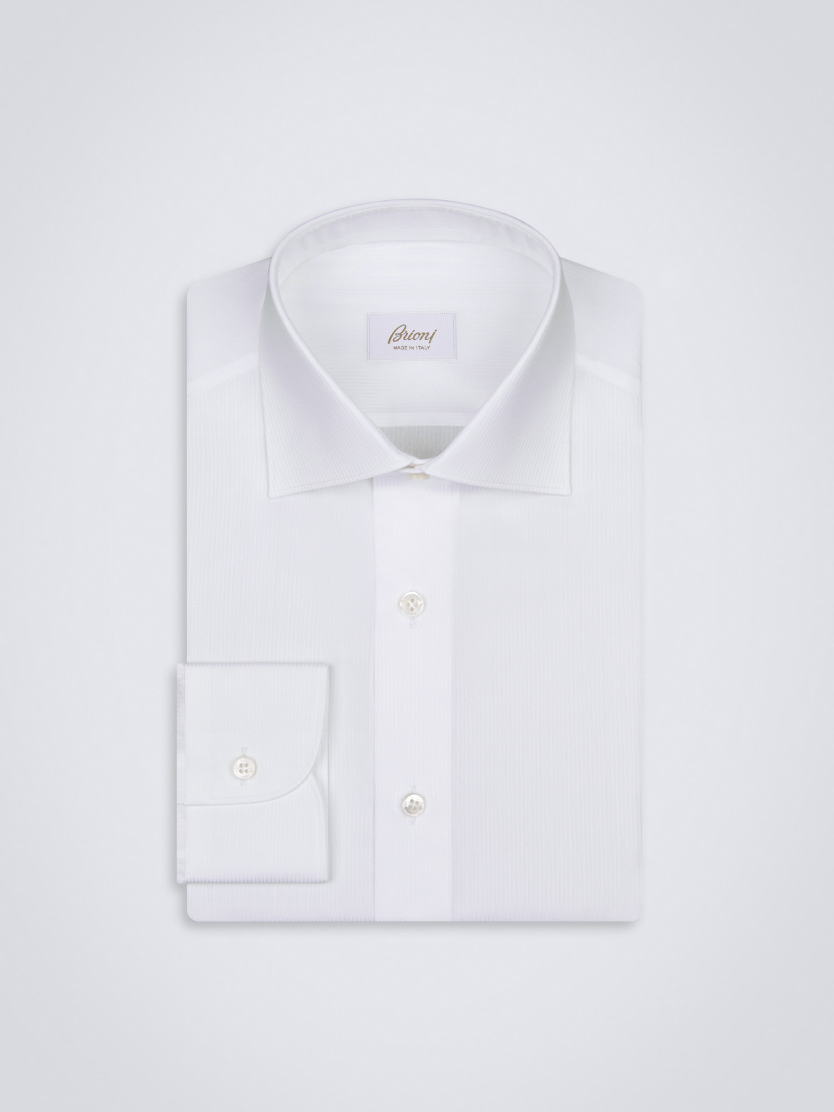 White cotton formal shirt | Brioni® US Official Store